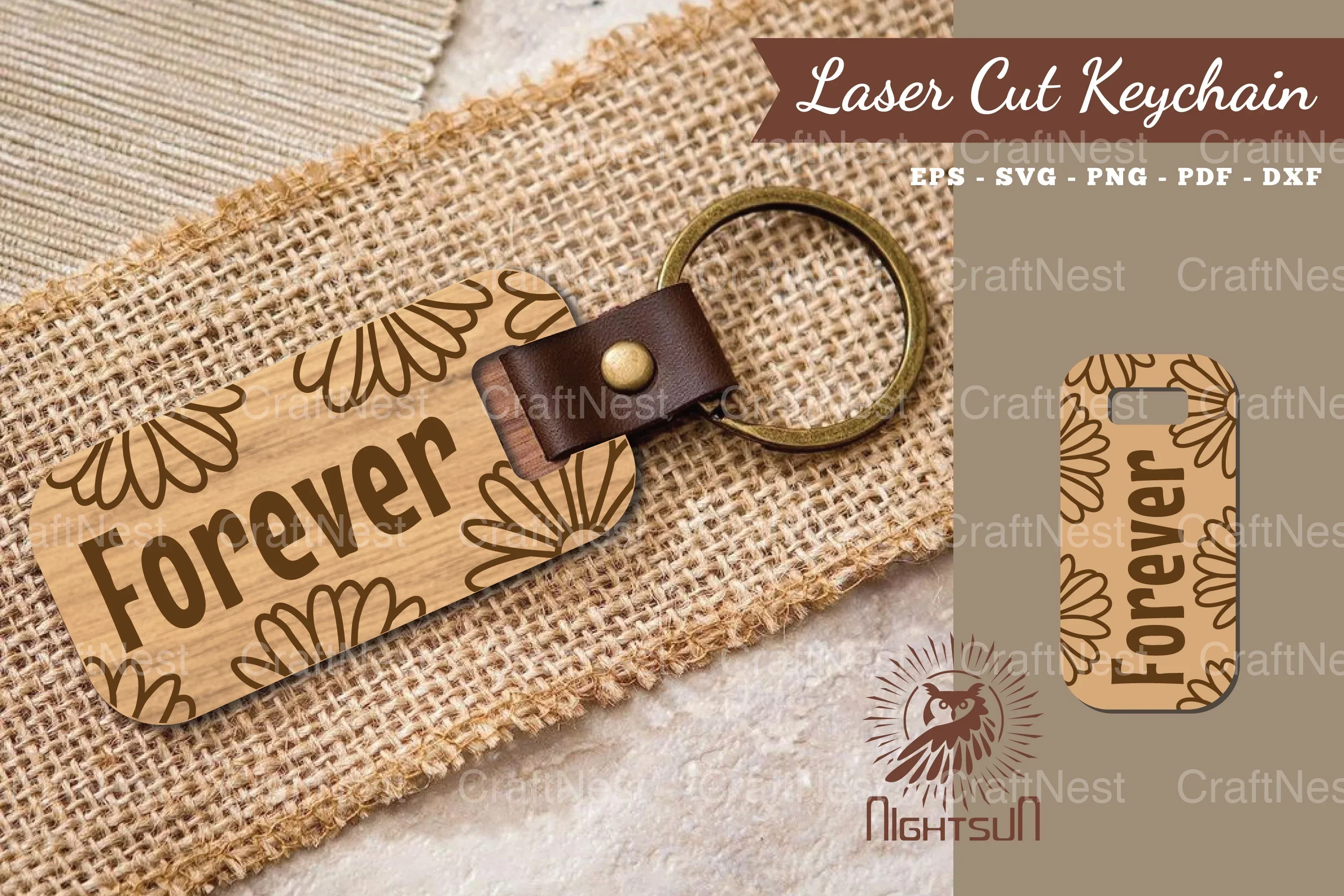 Forever Laser Cut Keychain Bundle