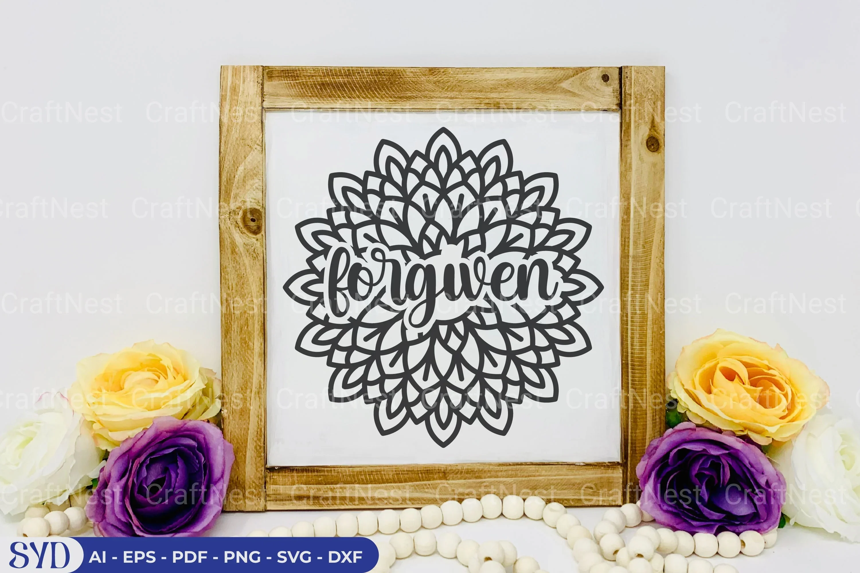 Forgiven Mandala SVG Bundle