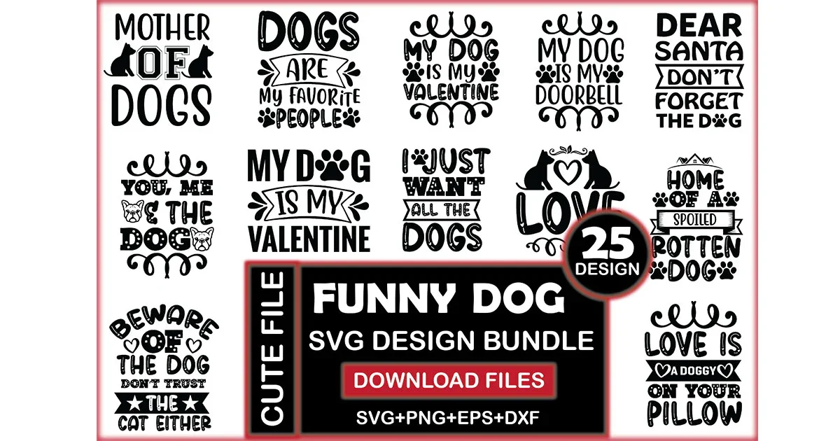 Free Dog SVG Bundle