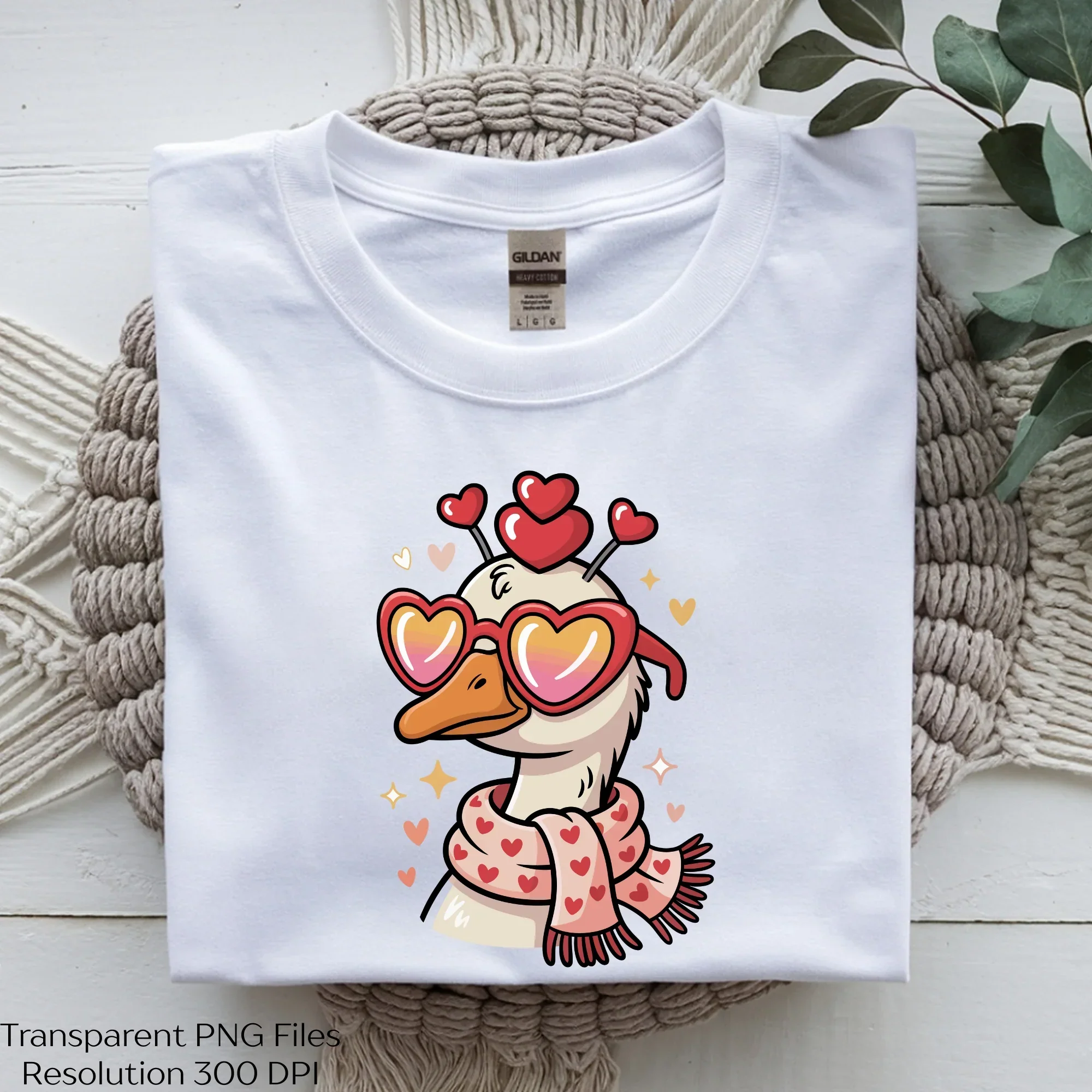 Funny Goose Coquette Valentine Day SVG Bundle
