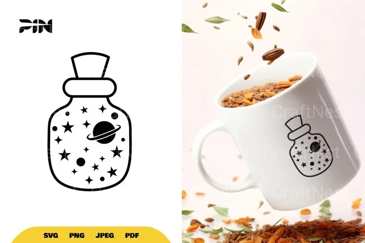 Galaxy in a Jar SVG Bundle