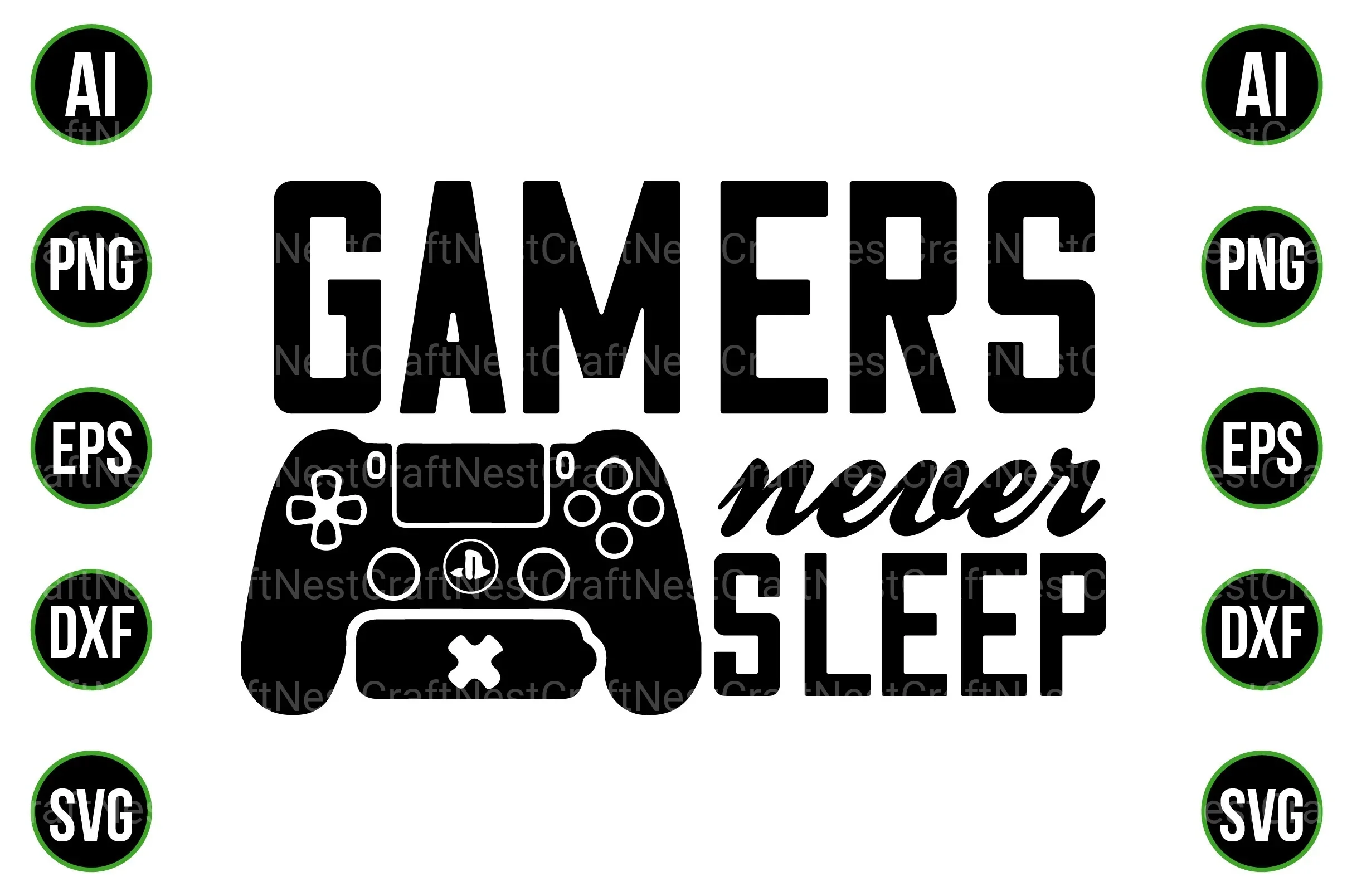Gaming and Gamer Design Bundle - Image 5