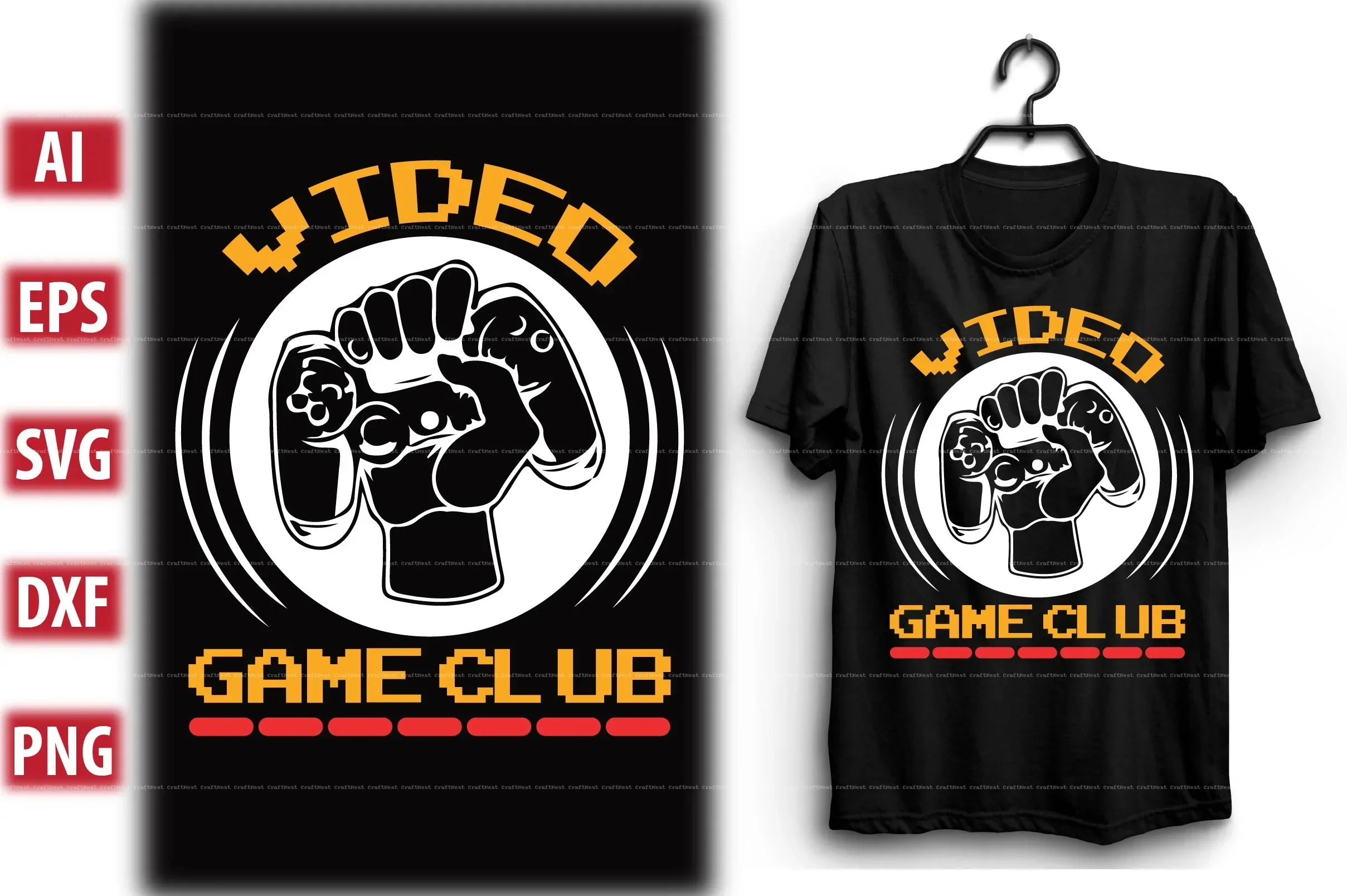 Gaming T-Shirt Design SVG Bundle - Image 5