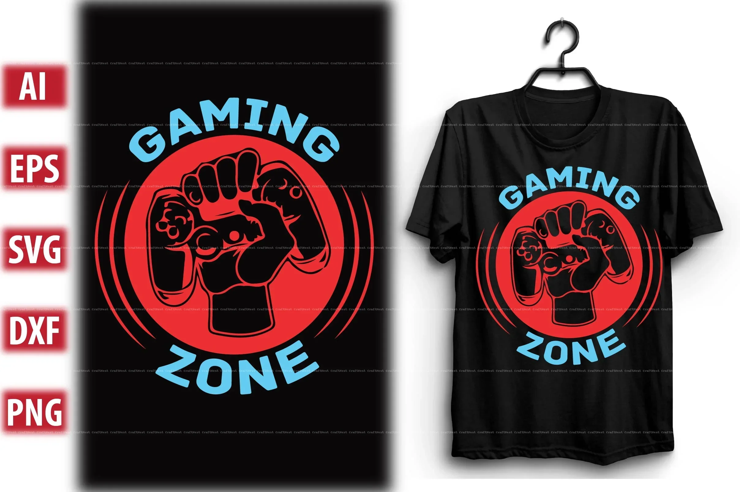 Gaming T-Shirt Design SVG Bundle - Image 12