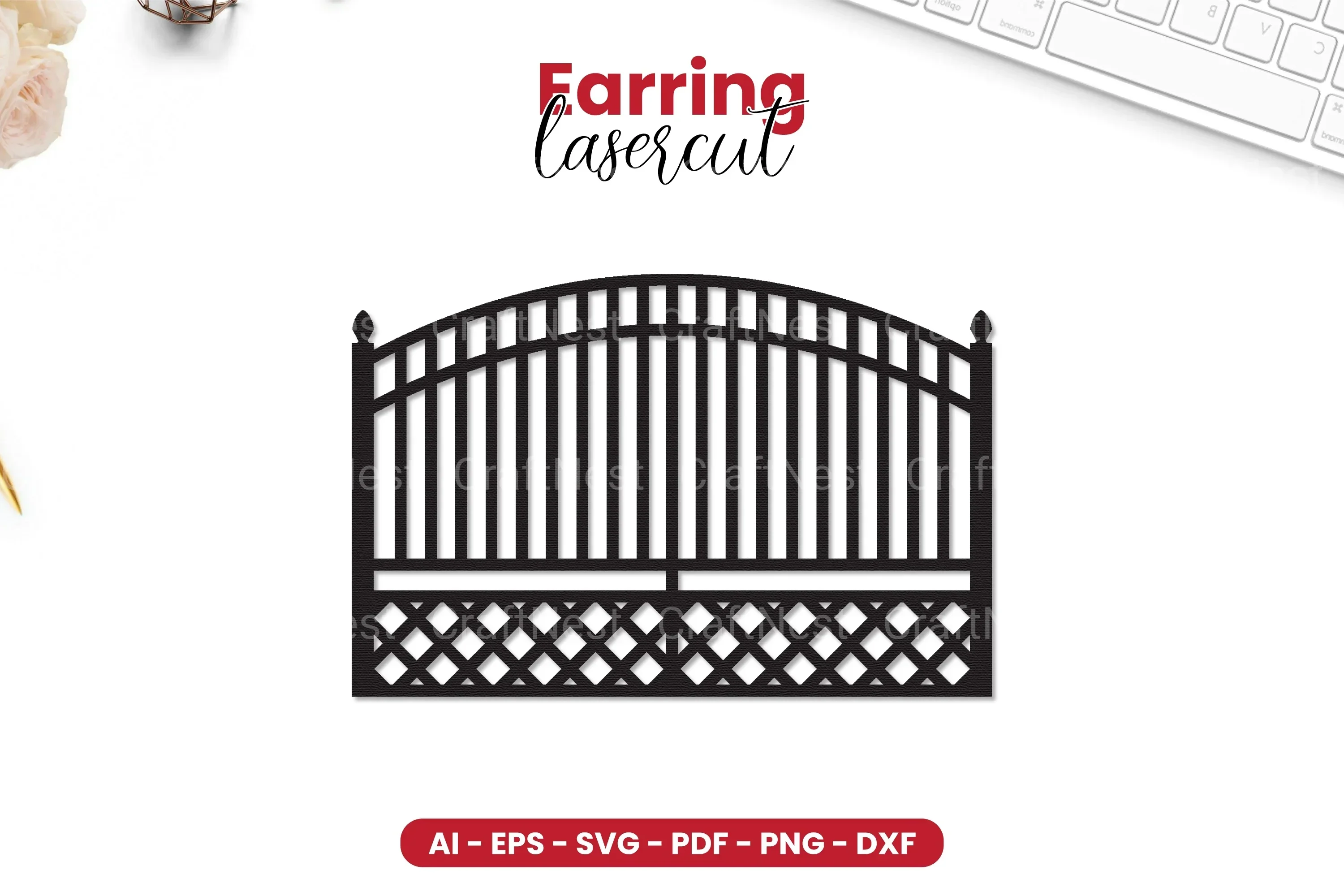 Gate Lasercut SVG Bundle