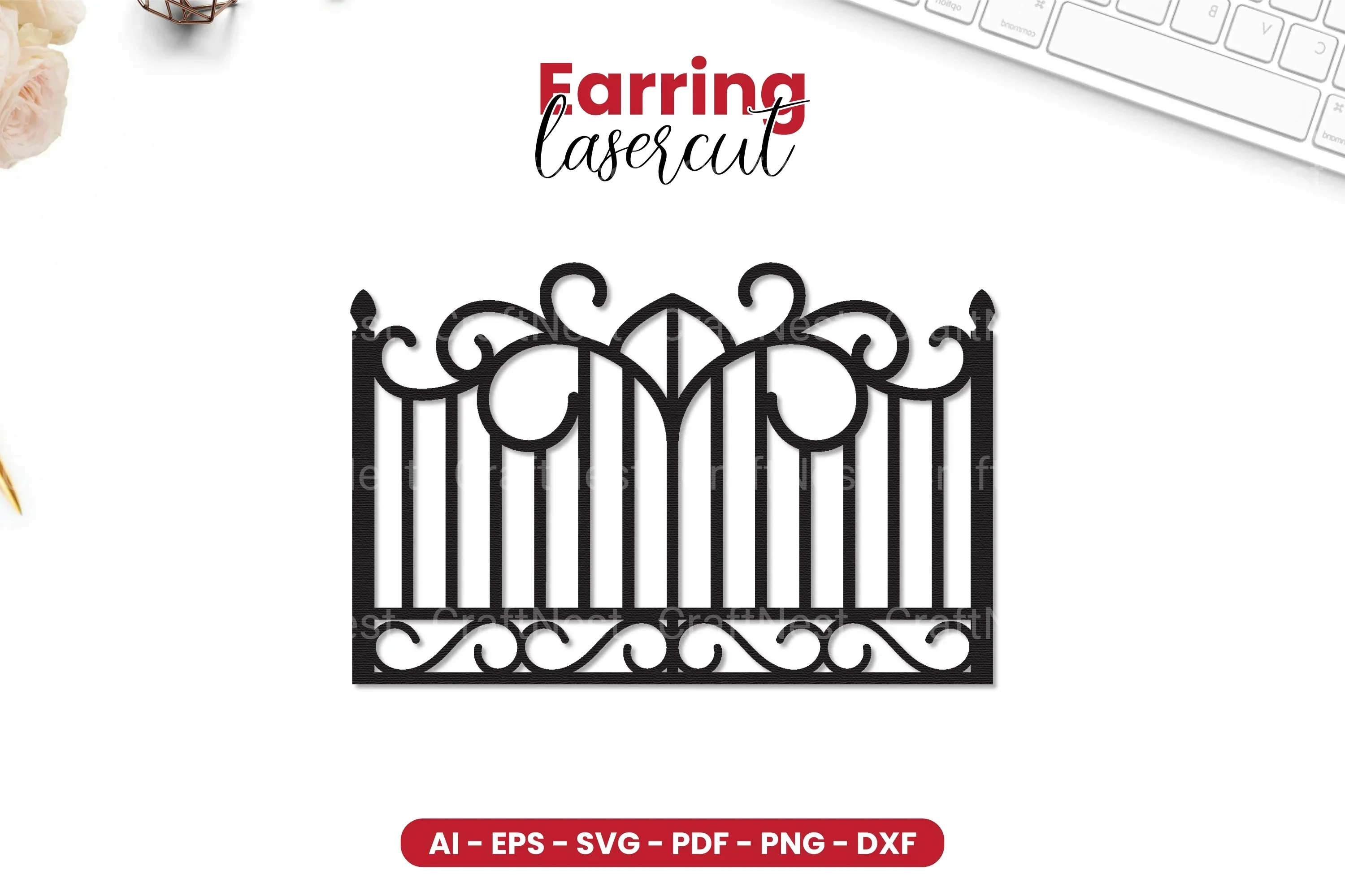 Gate Lasercut SVG Bundle