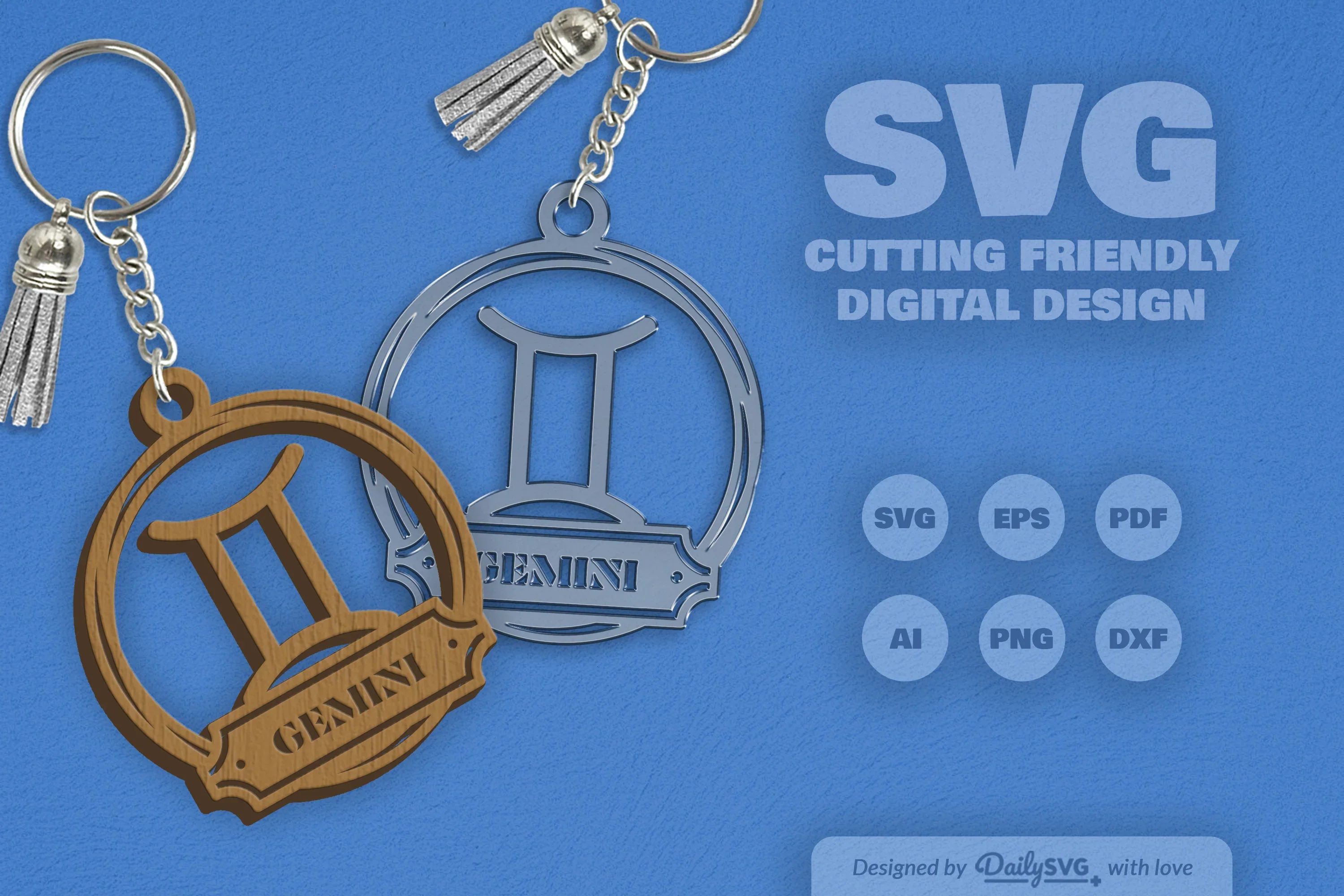 Gemini Zodiac Sign SVG Bundle - Image 2