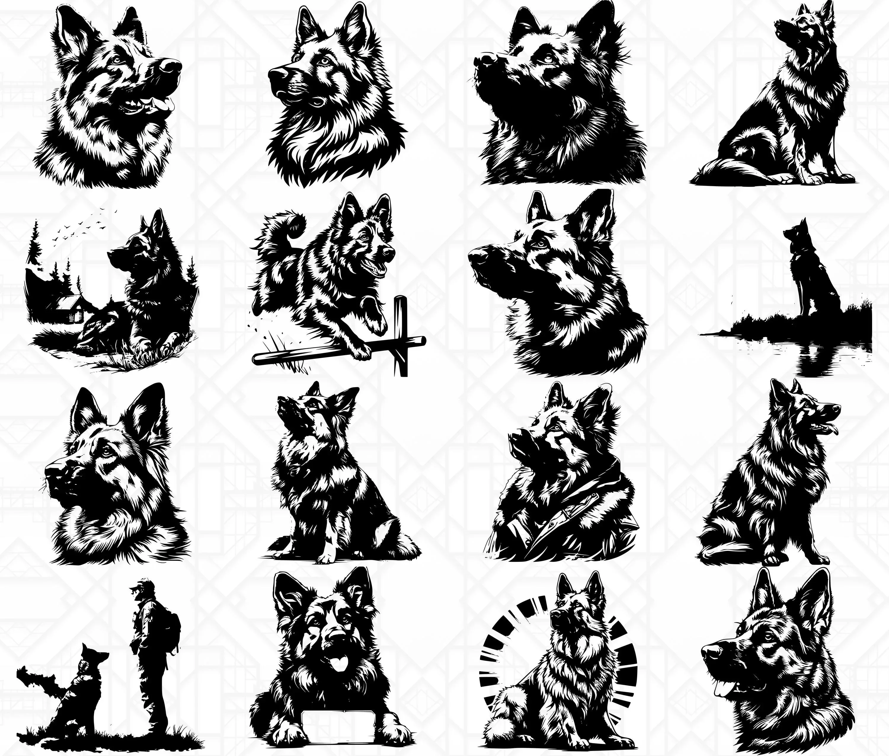 German Shepherd SVG Bundle - Image 2