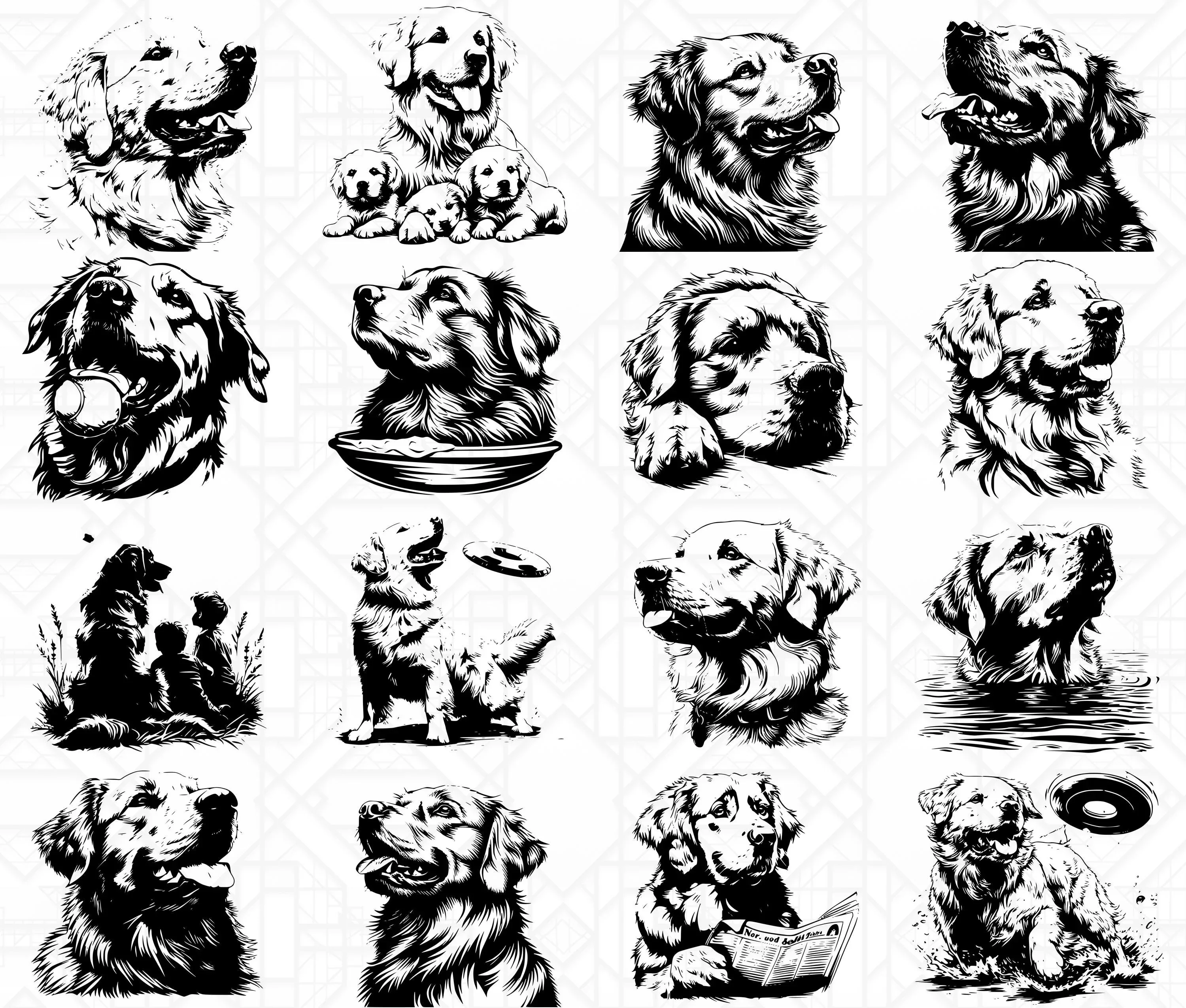 Golden Retriever SVG Bundle - Image 3