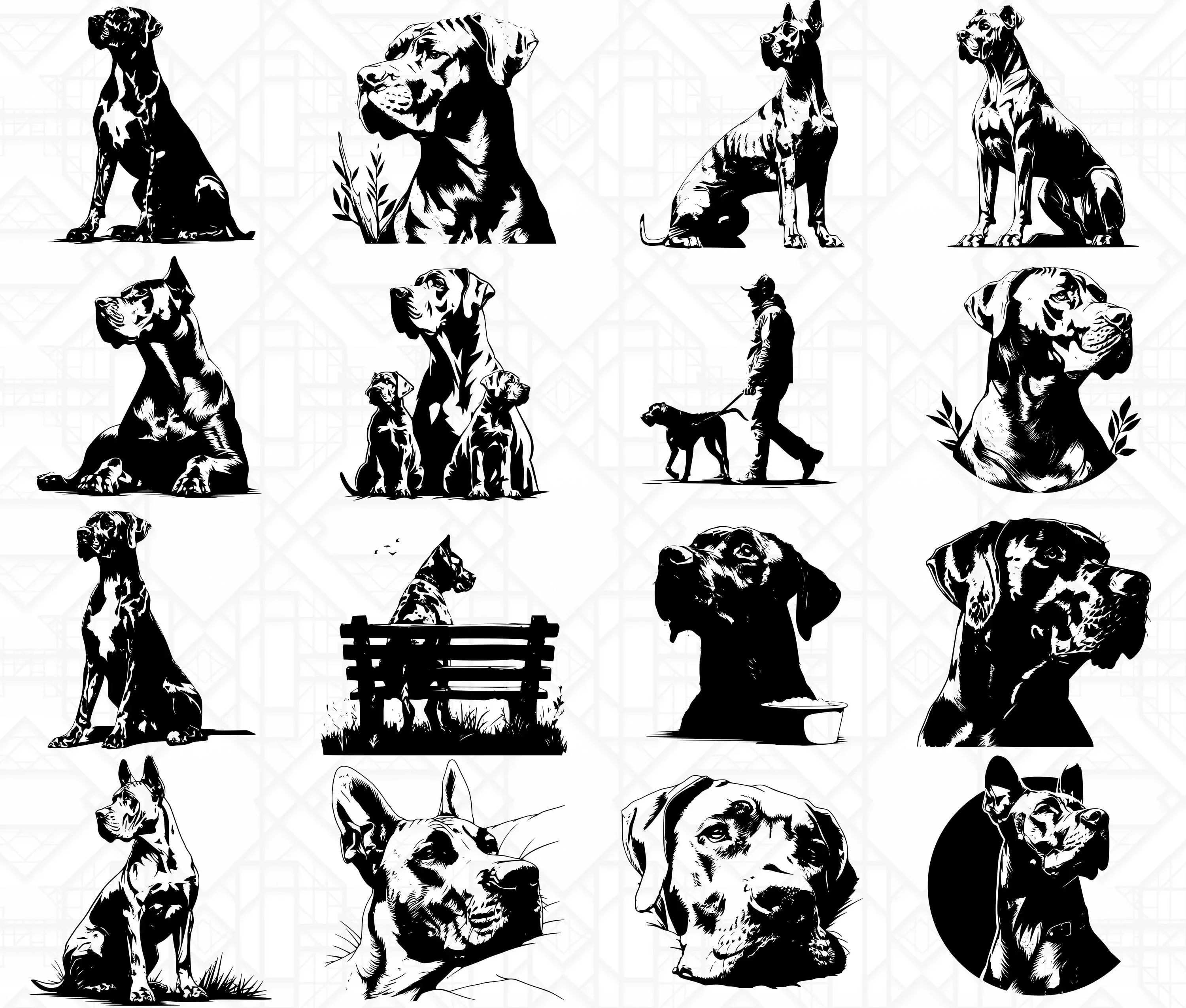 Great Dane SVG Bundle - Image 2
