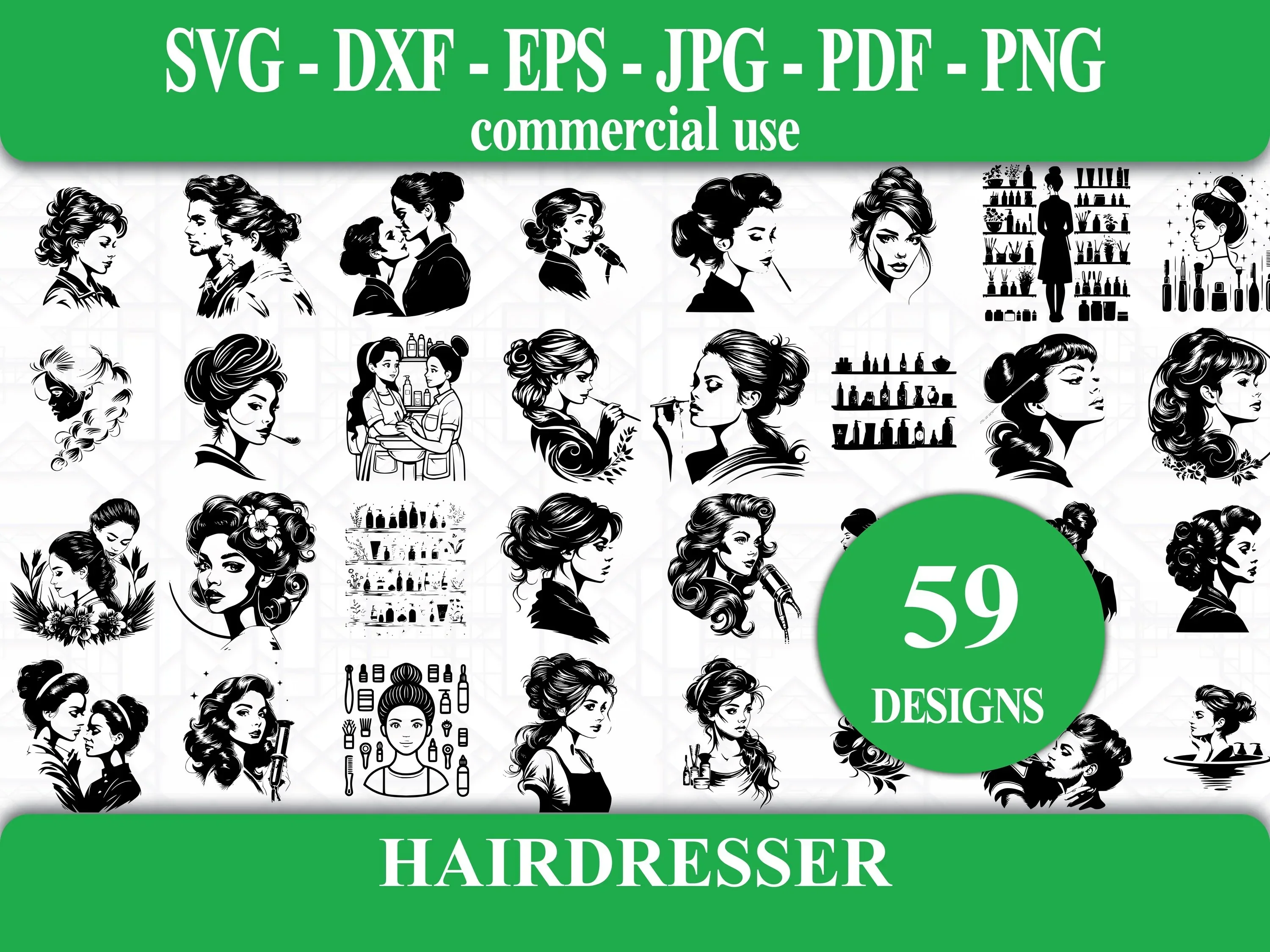 Hairdresser SVG Bundle