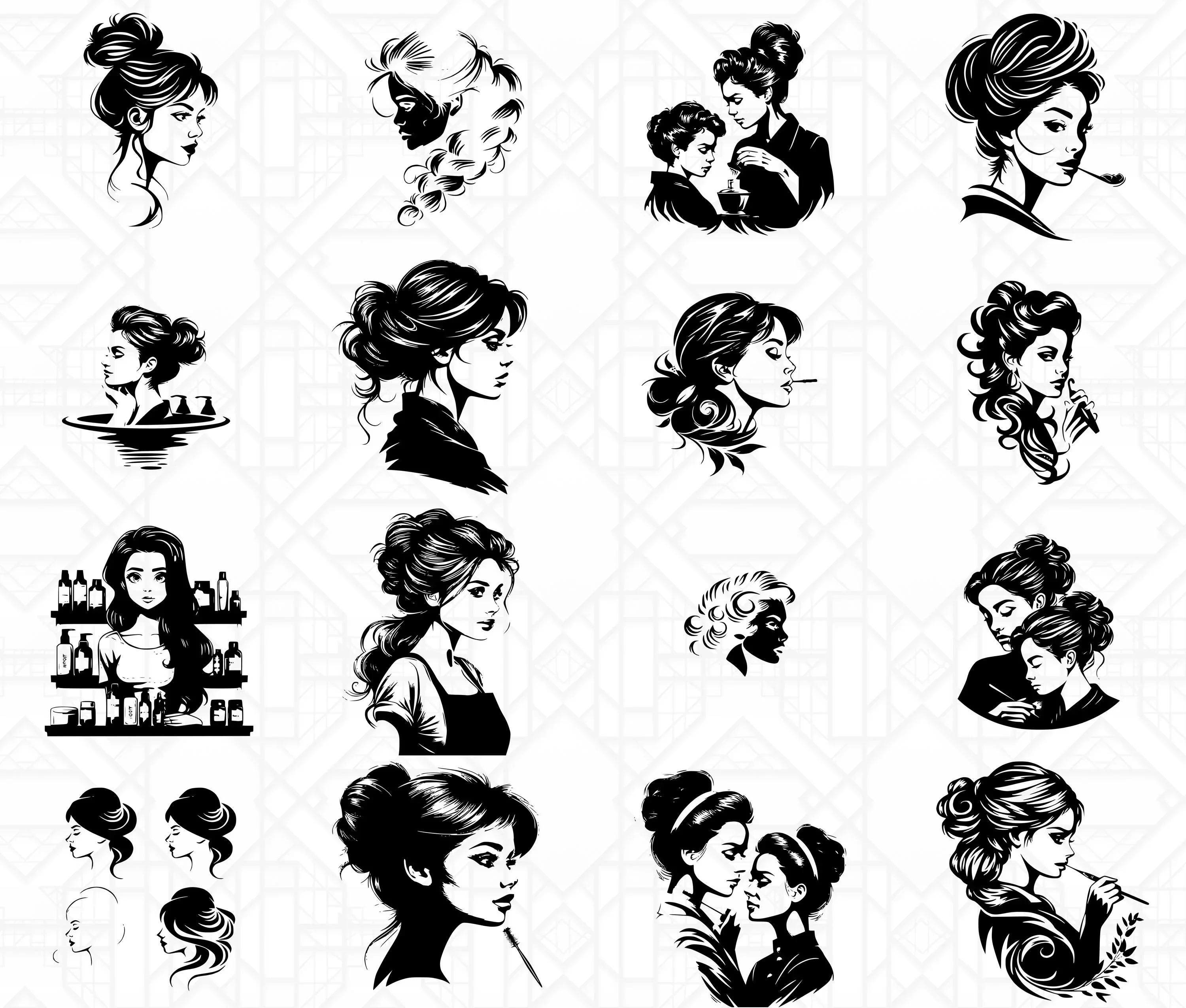Hairdresser SVG Bundle - Image 3