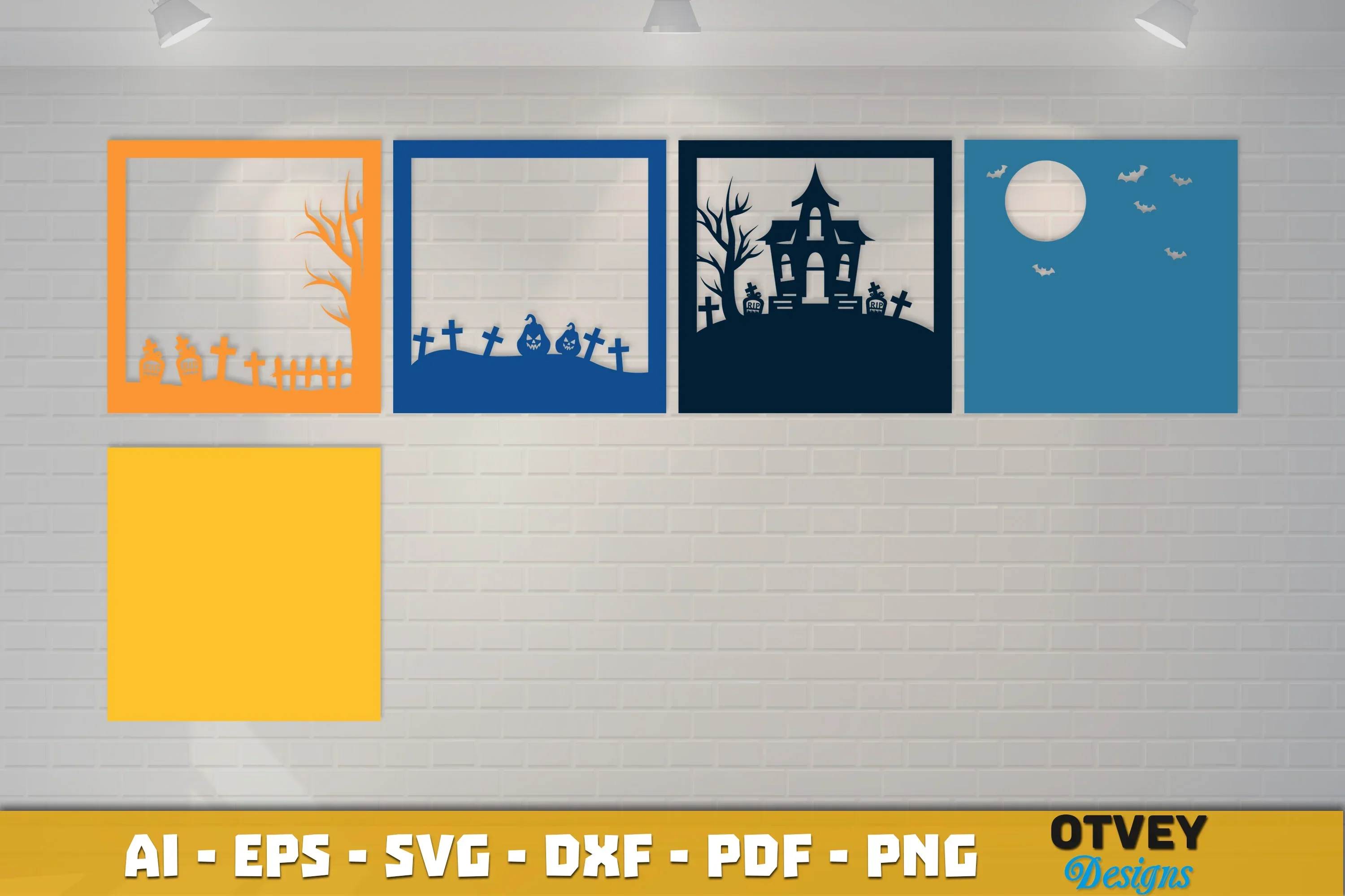 Halloween 3D Shadow Box SVG Bundle - Image 2