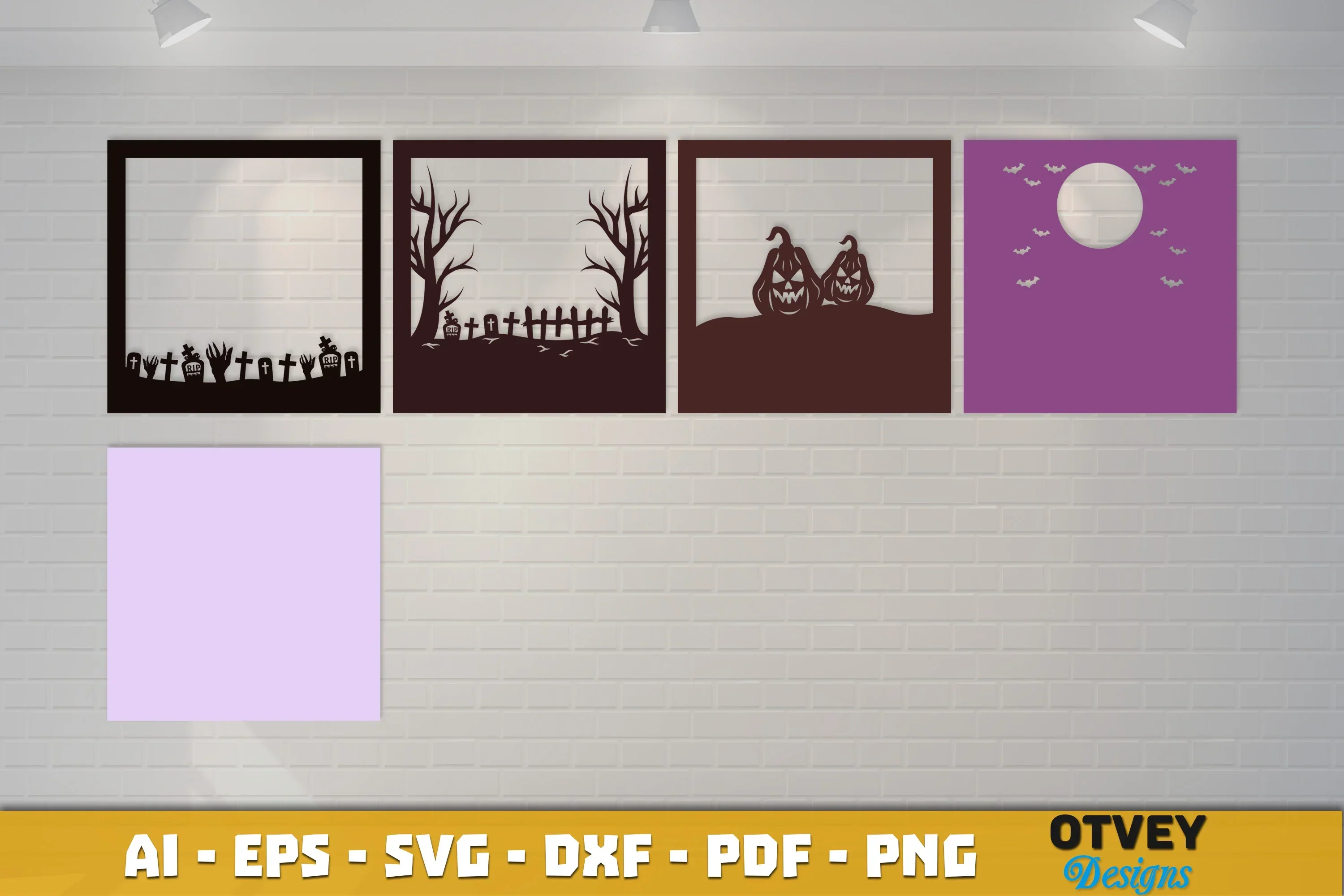 Halloween 3D Shadow Box SVG Bundle - Image 2