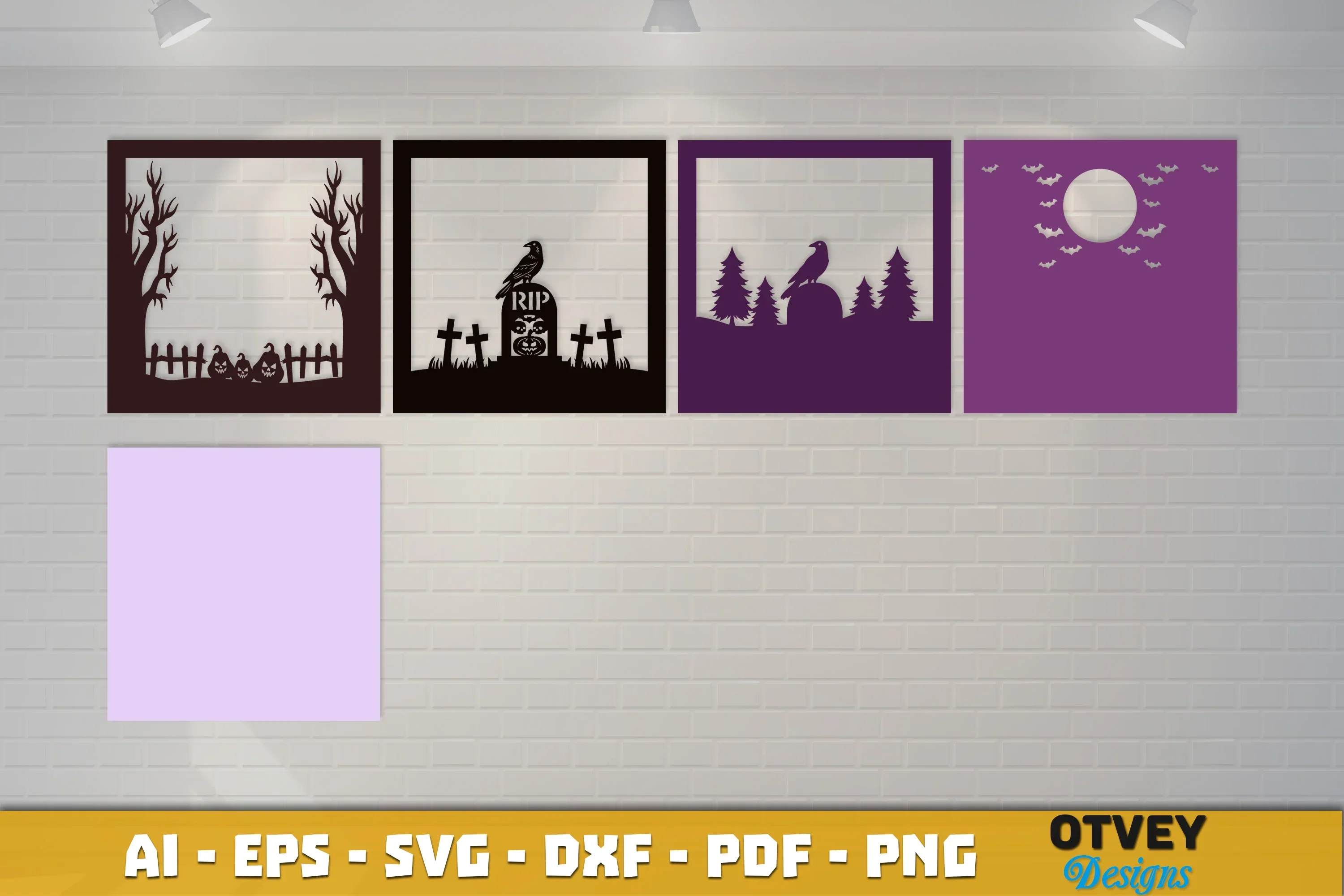 Halloween 3D Shadow Box SVG Bundle - Image 2