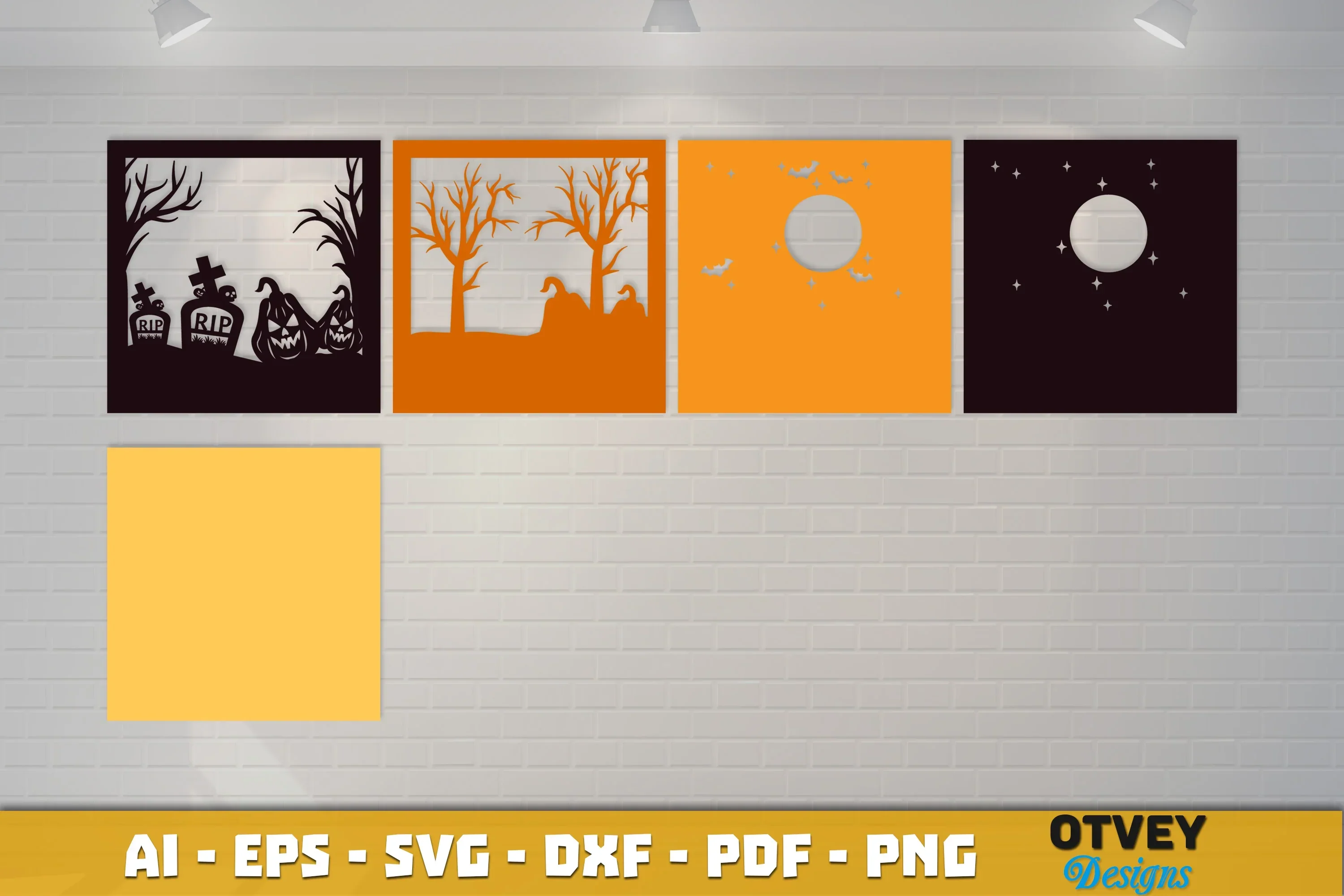 Halloween 3D Shadow Box SVG Bundle - Image 2