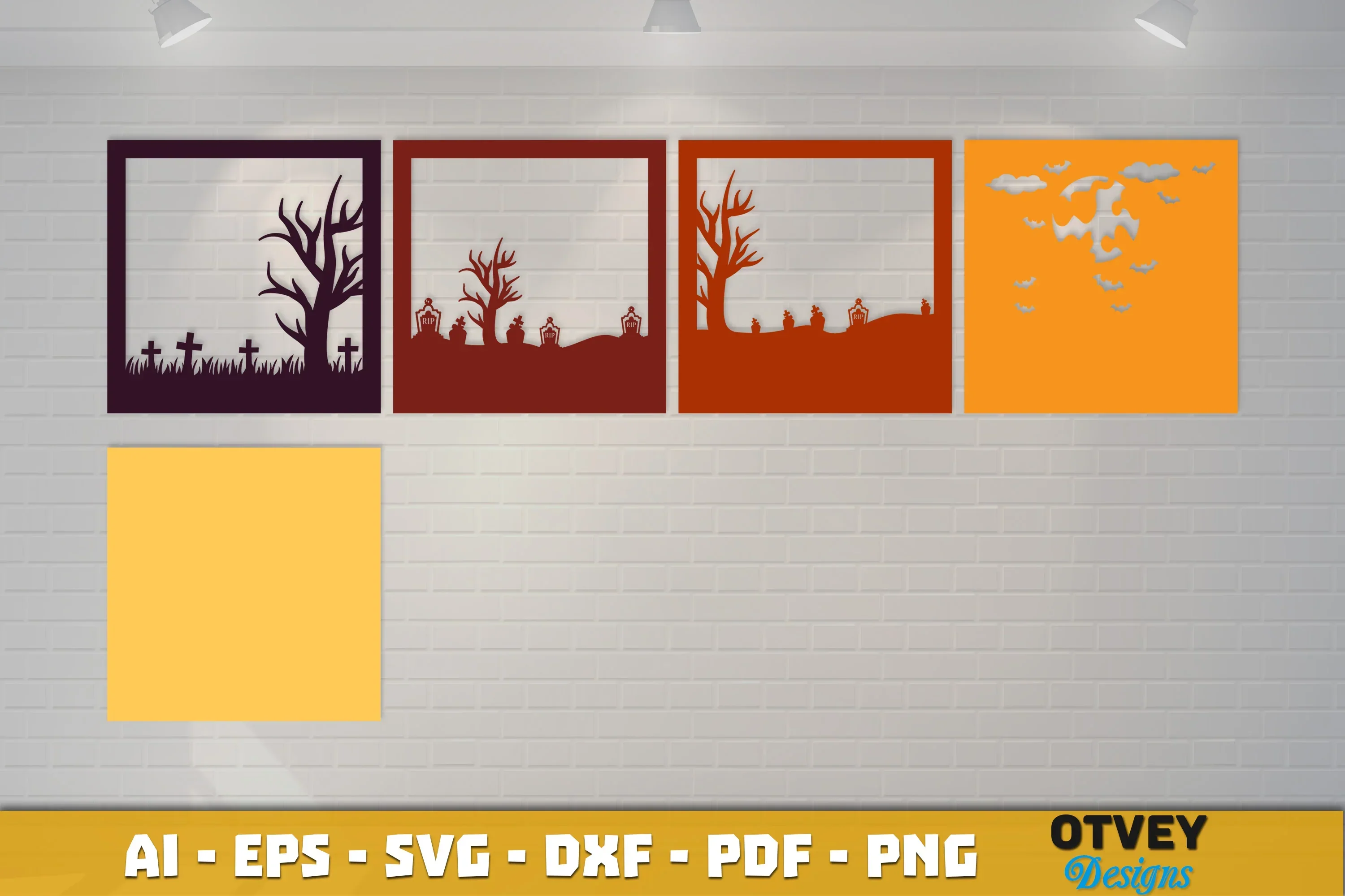 Halloween 3D Shadow Box SVG Bundle - Image 2