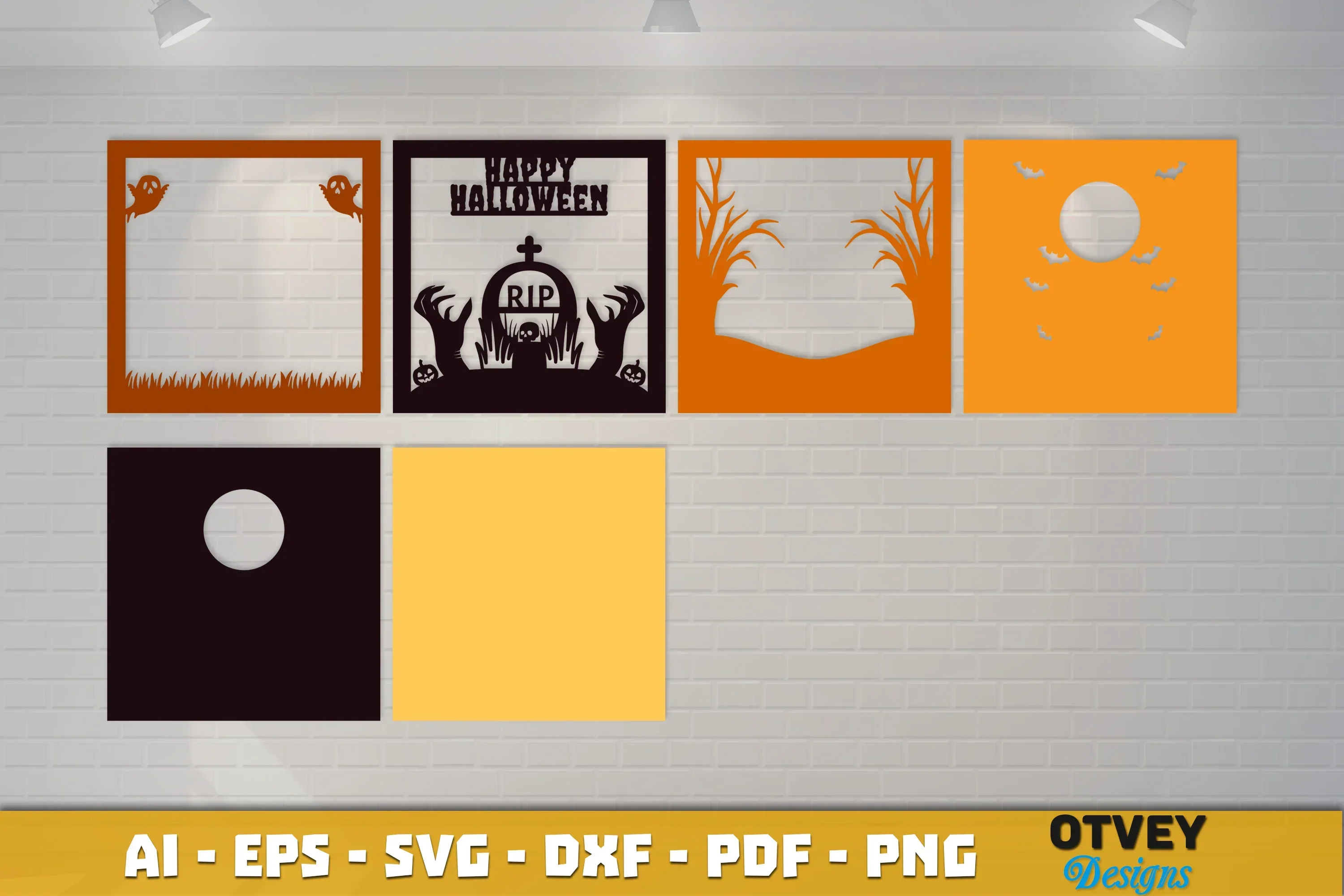 Halloween 3D Shadow Box SVG Bundle - Image 2
