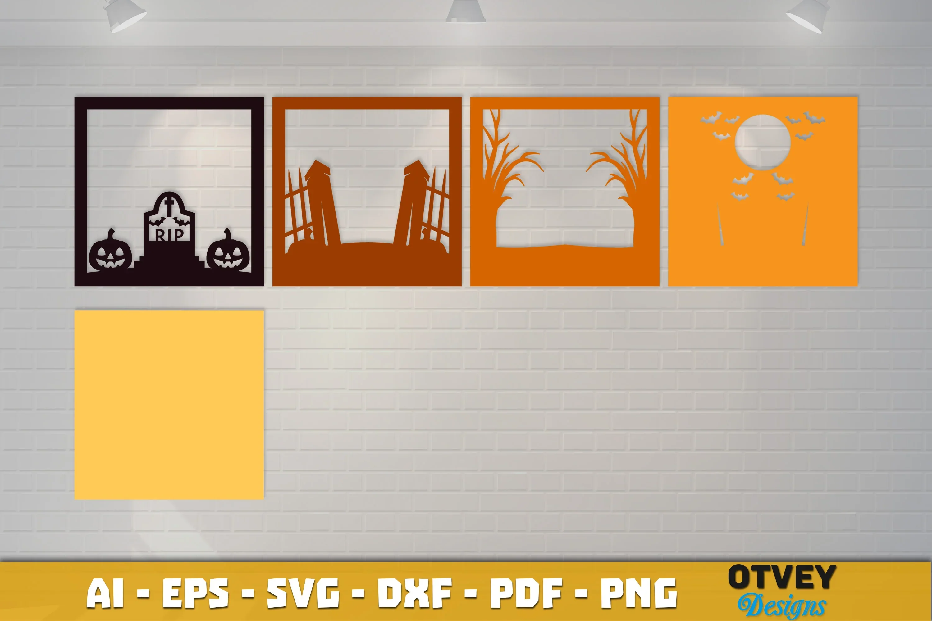 Halloween 3D Shadow Box SVG Bundle - Image 2