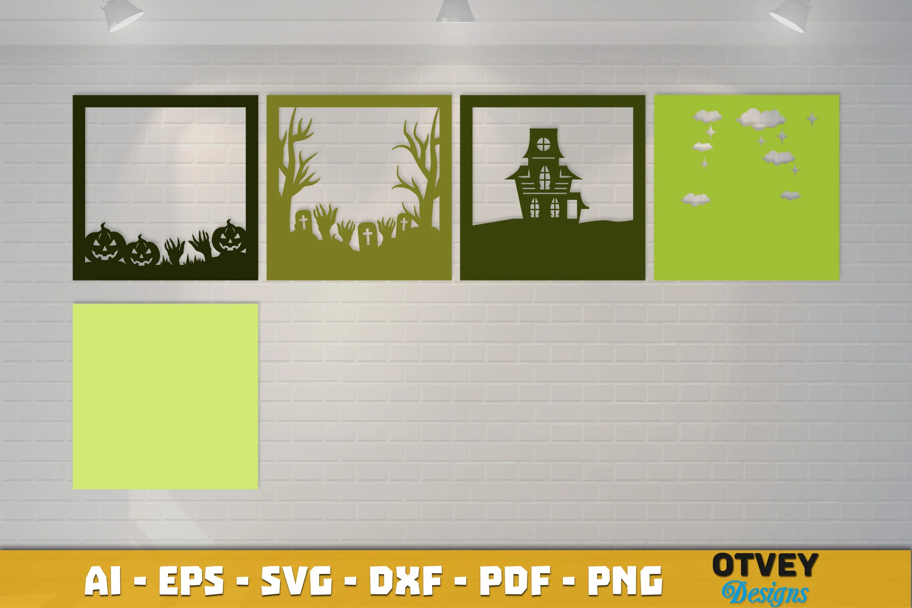 Halloween 3D Shadow Box SVG Bundle - Image 2