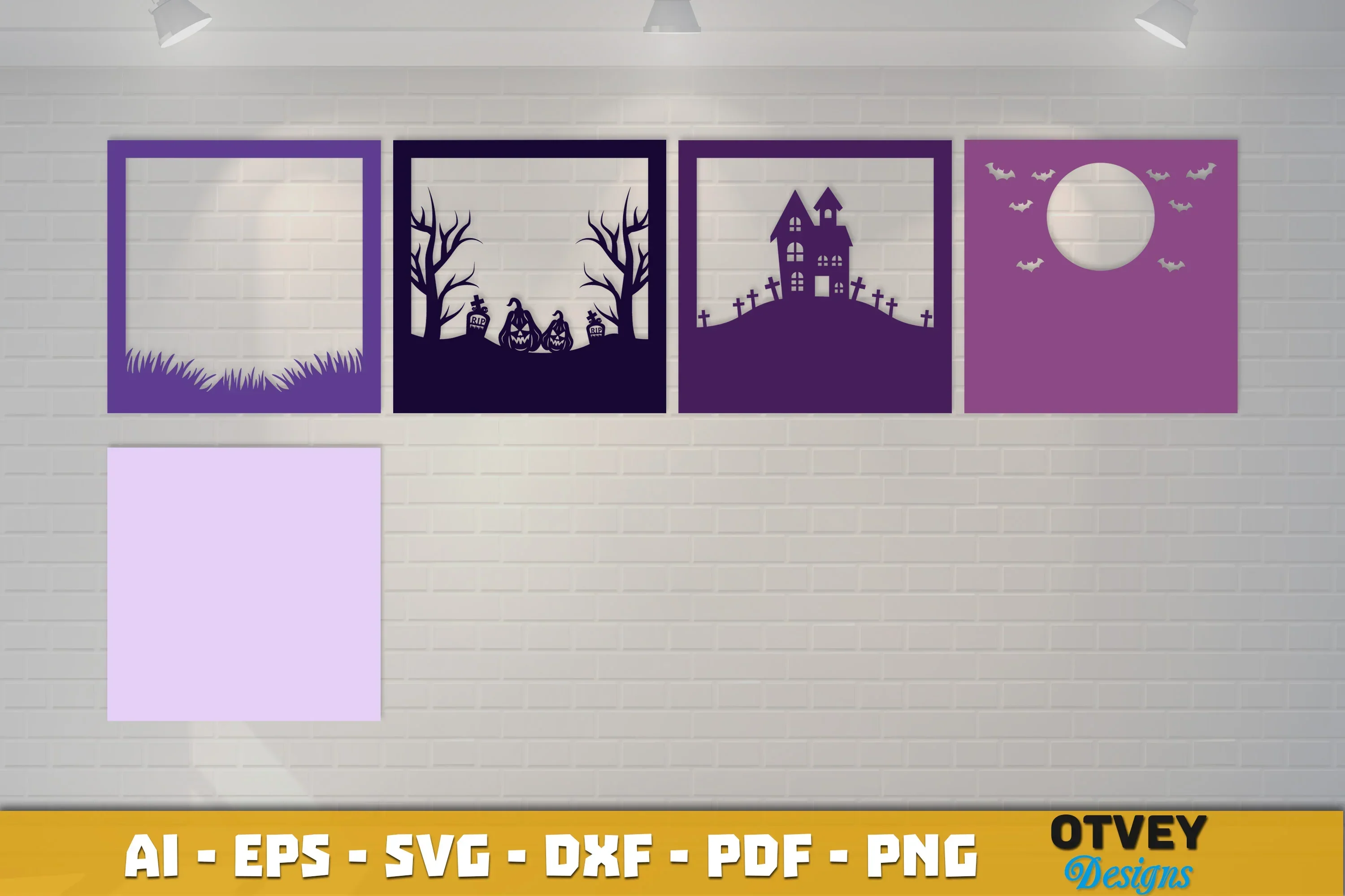Halloween 3D Shadow Box SVG Bundle - Image 2