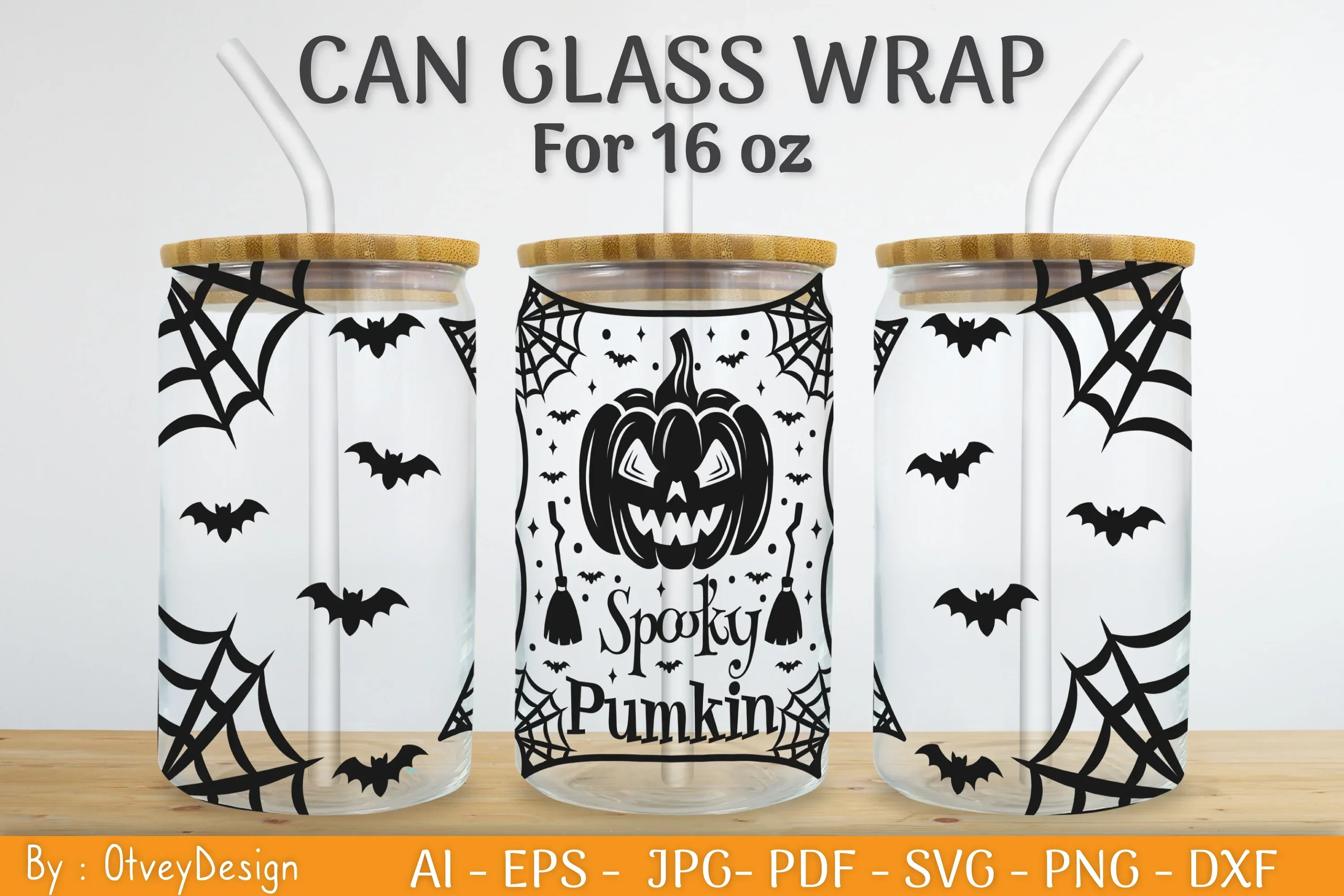Halloween Beer Can Glass SVG Bundle - Image 2