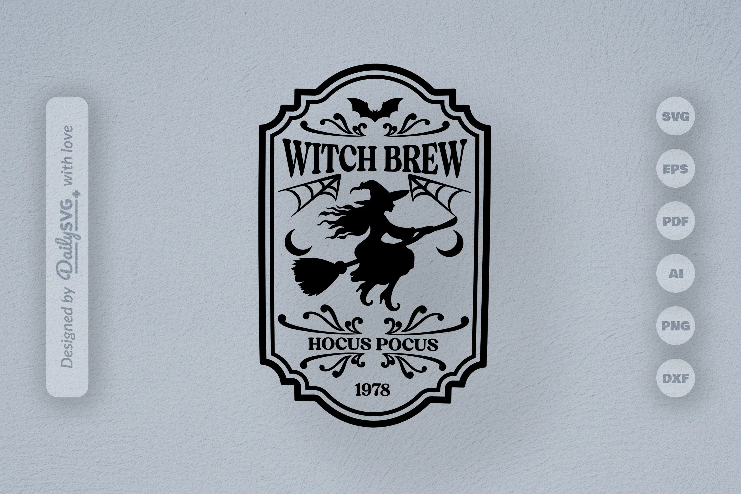 Halloween Bottle Label SVG Bundle