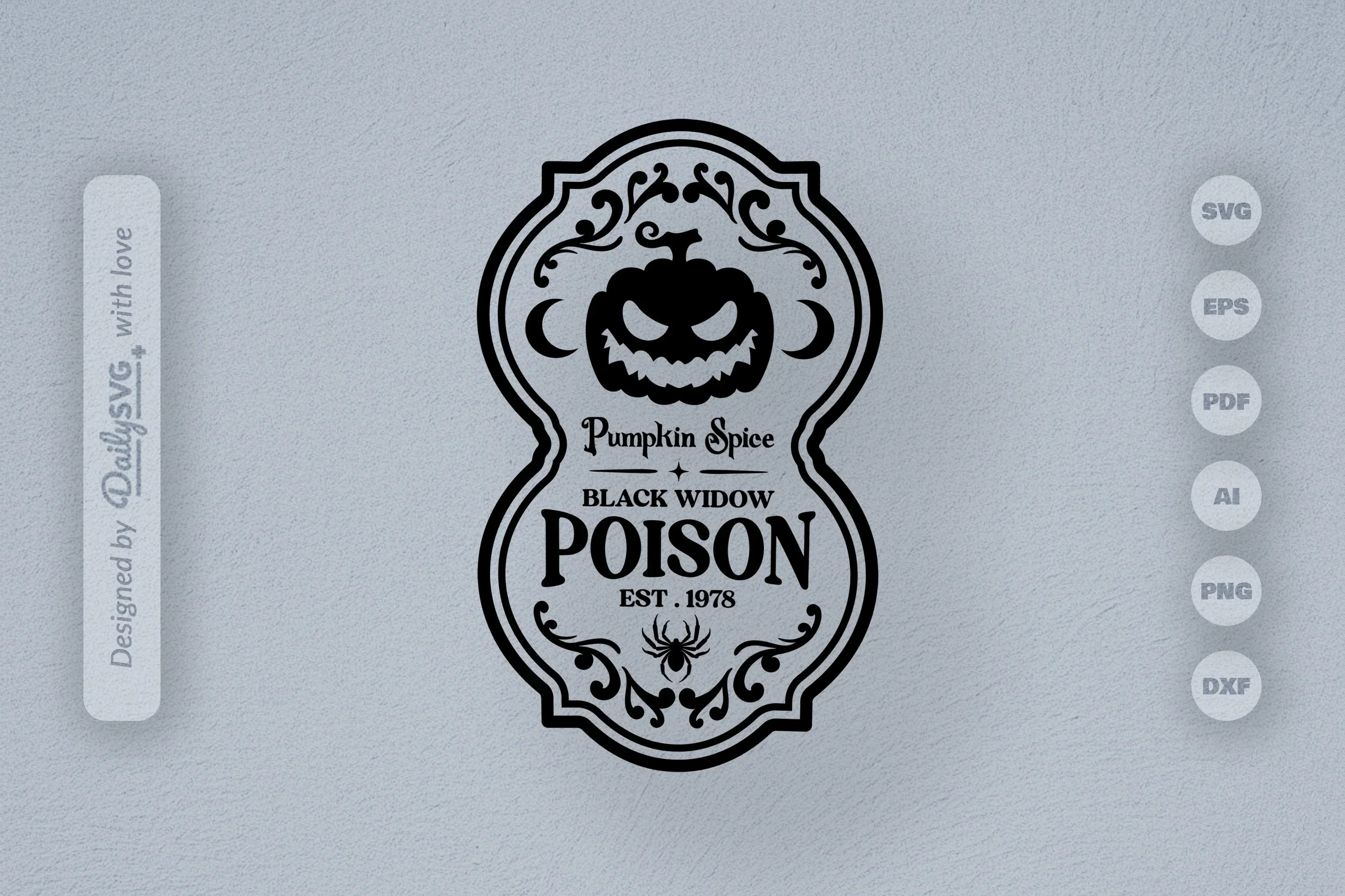Halloween Bottle Label SVG Bundle
