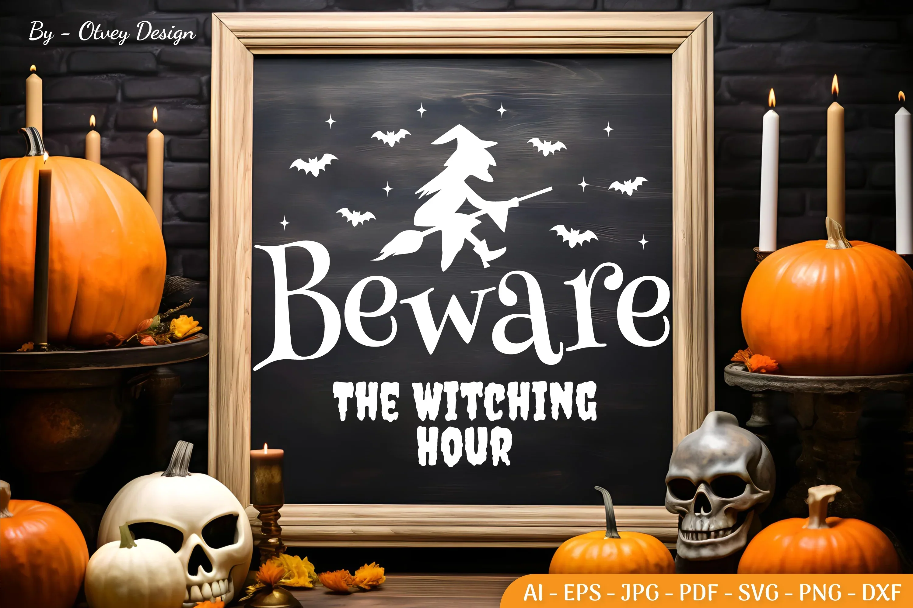 Halloween Farmhouse Sign SVG Bundle
