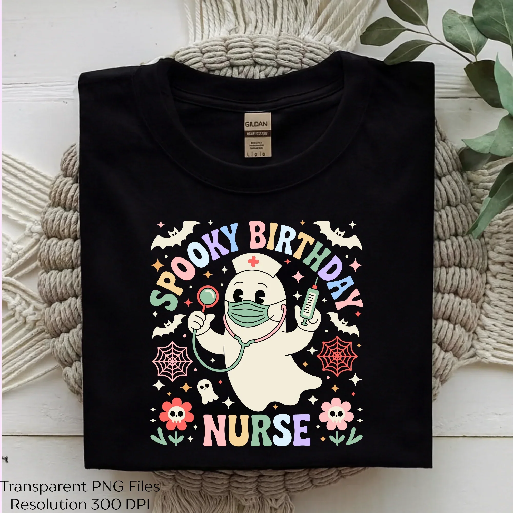 Halloween Ghost Nurse Spooky Birthday SVG Bundle