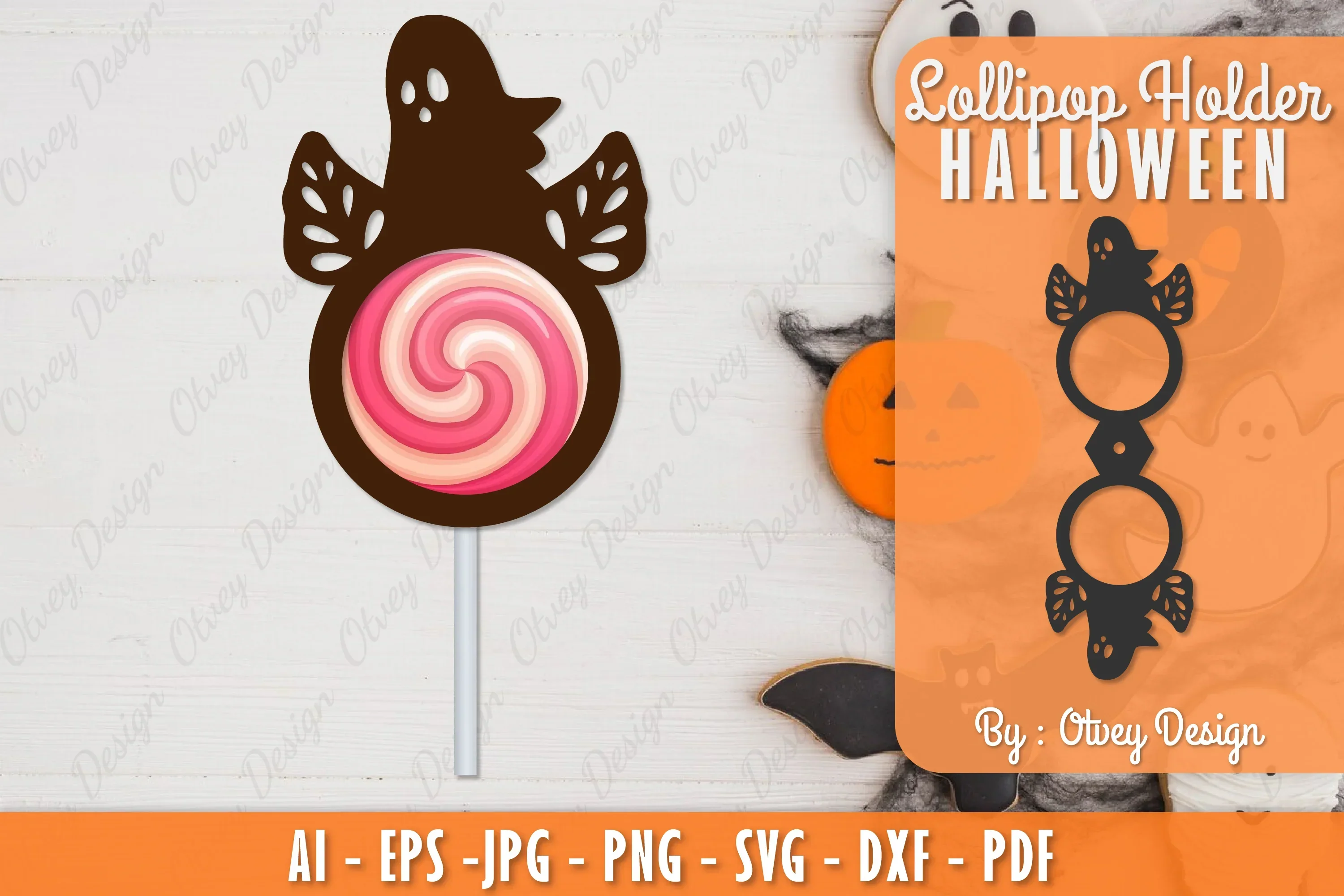 Halloween Lollipop Holder SVG Bundle