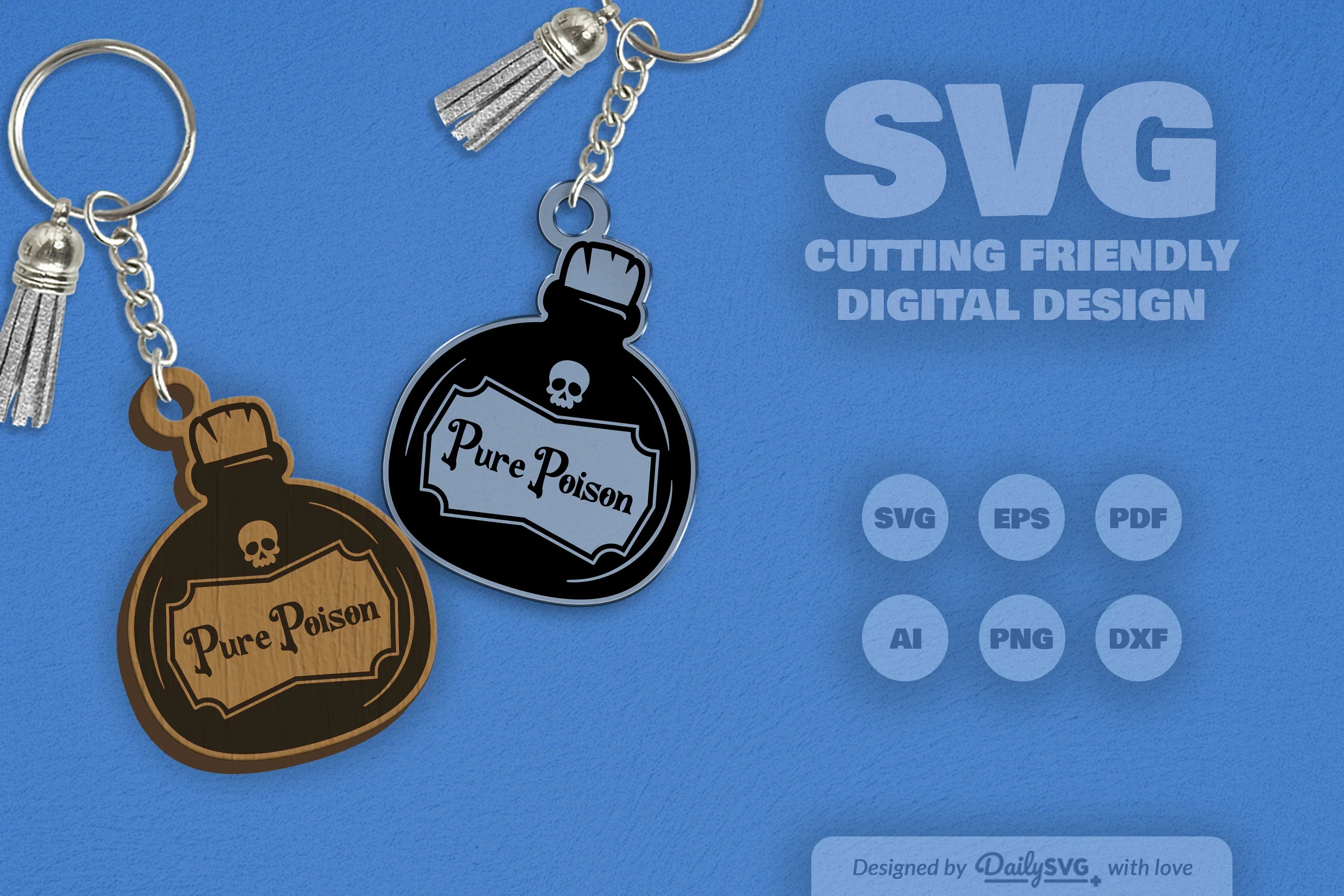 Halloween Poison Bottle Clipart - Daily SVG Bundles - Image 10