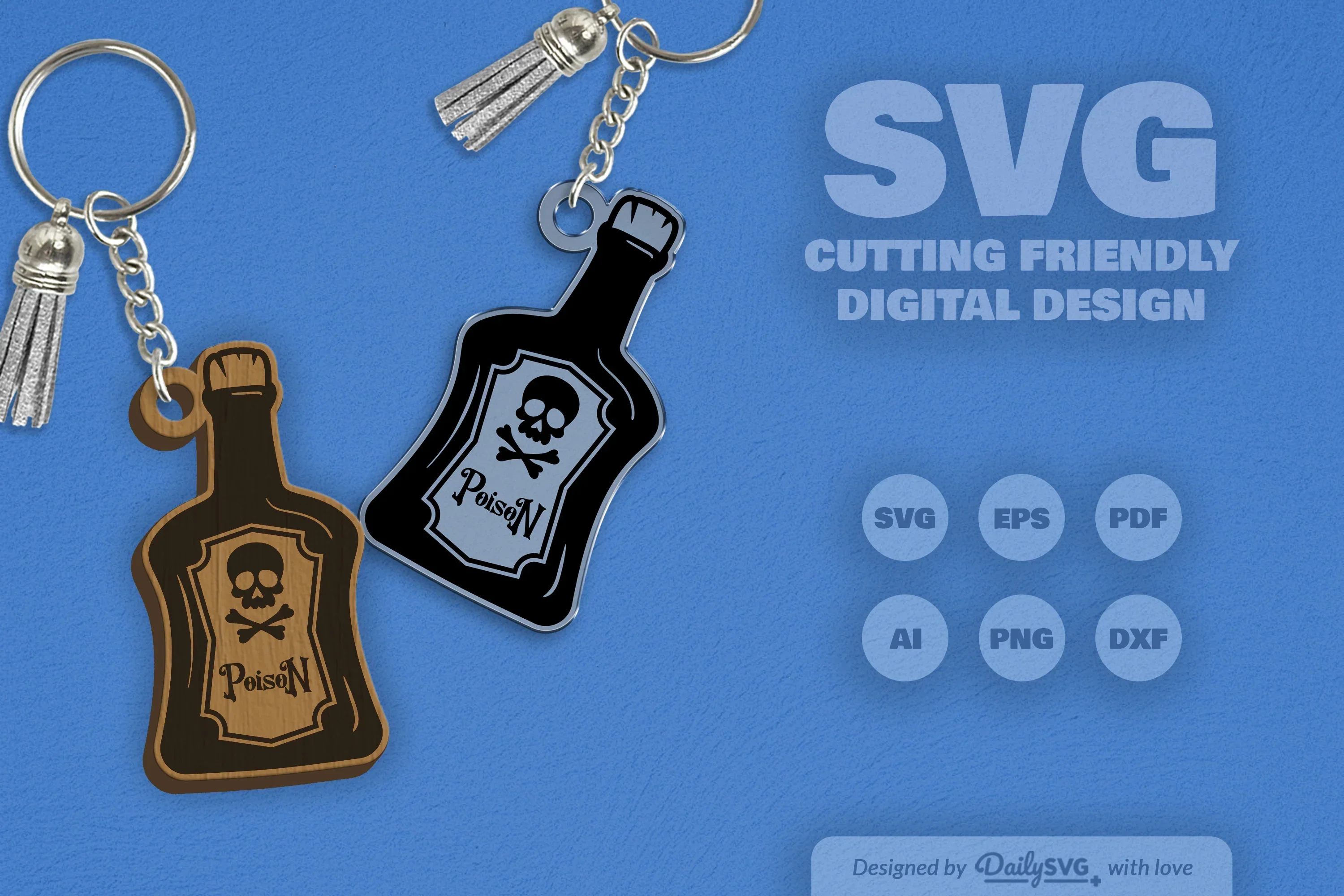 Halloween Poison Bottle Clipart - Daily SVG Bundles - Image 4