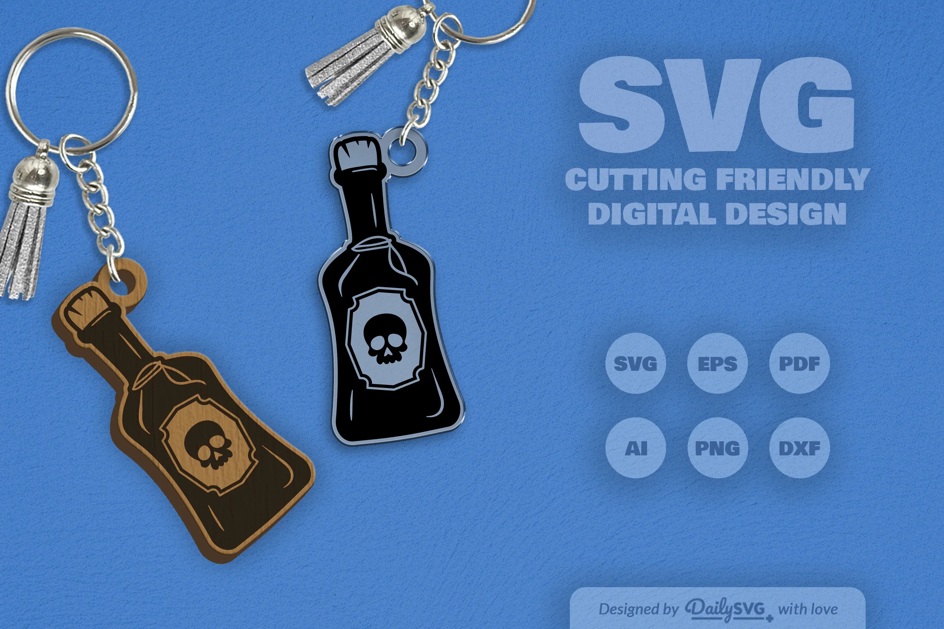 Halloween Poison Bottle Clipart - Daily SVG Bundles - Image 7