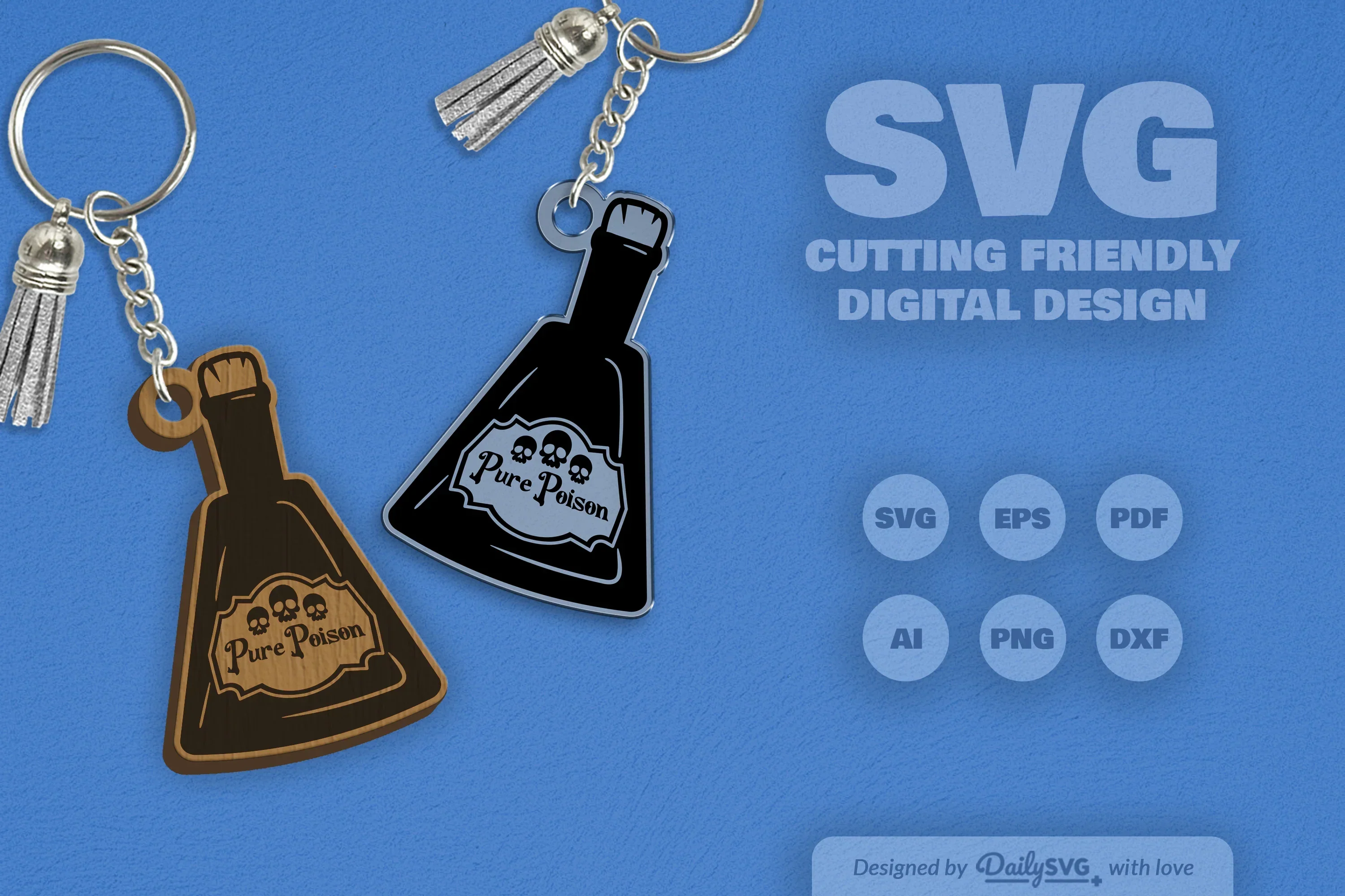 Halloween Poison Bottle Clipart - Daily SVG Bundles - Image 8