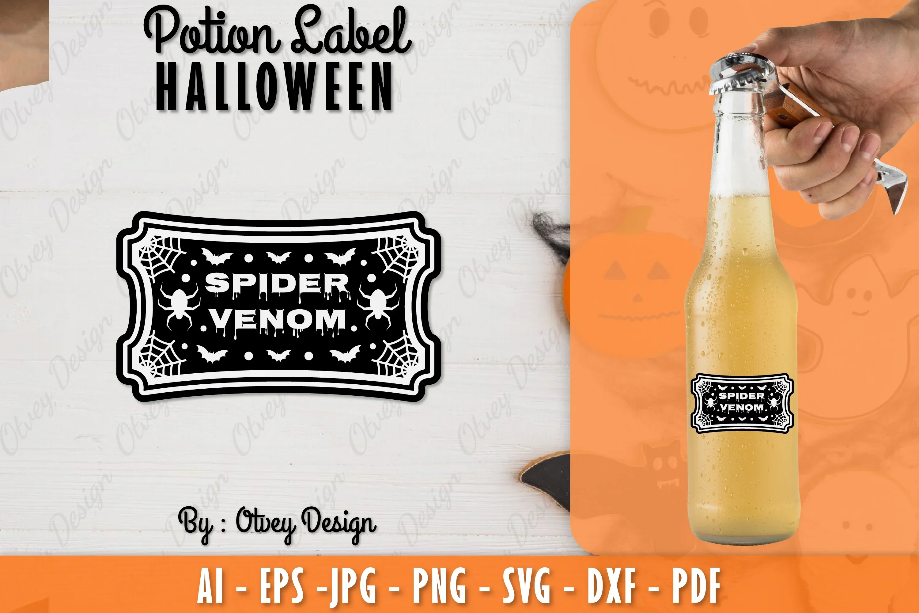 Halloween Potion Label SVG Bundle