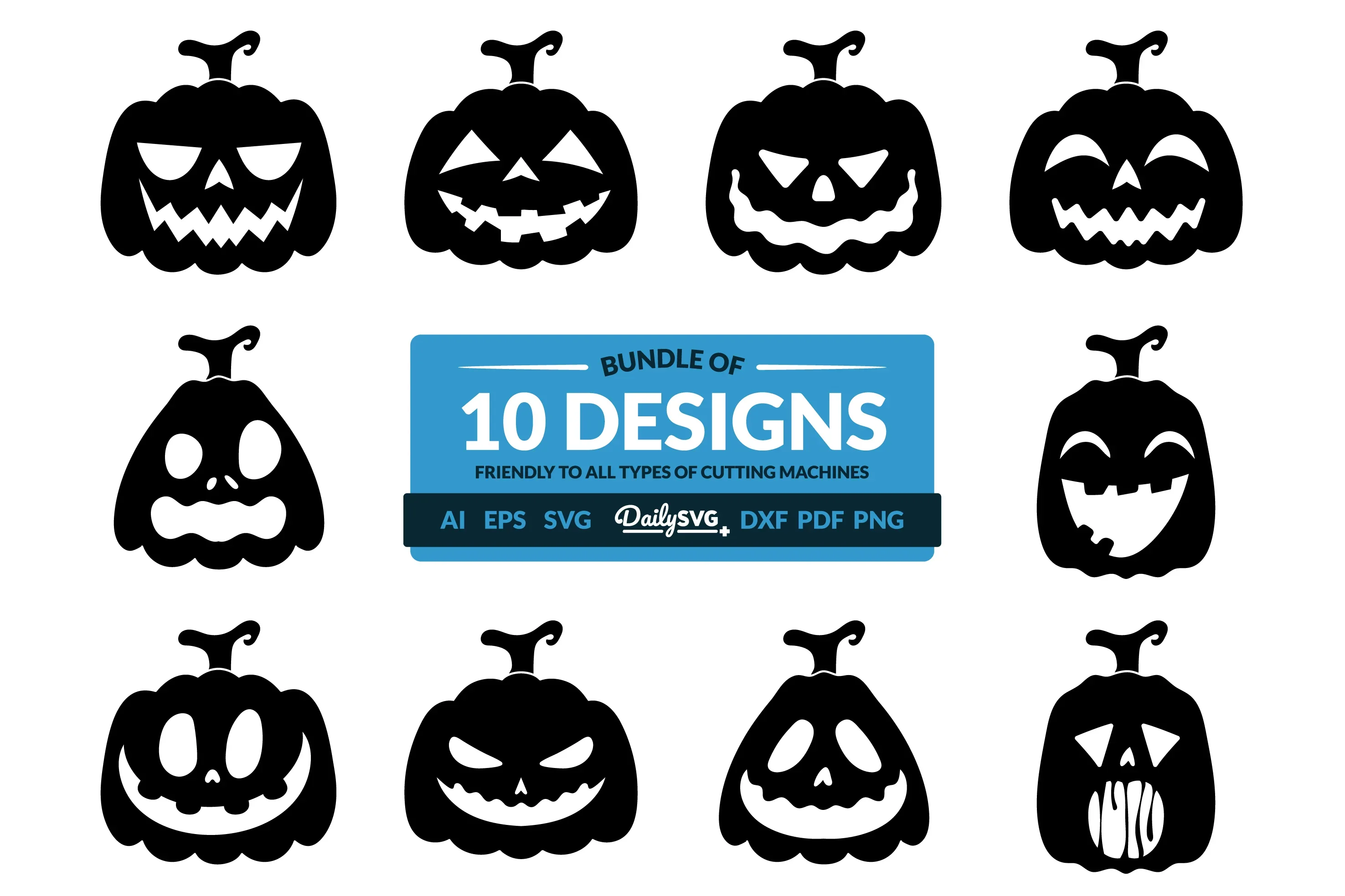 Halloween Pumpkin Clipart Daily SVG Bundles