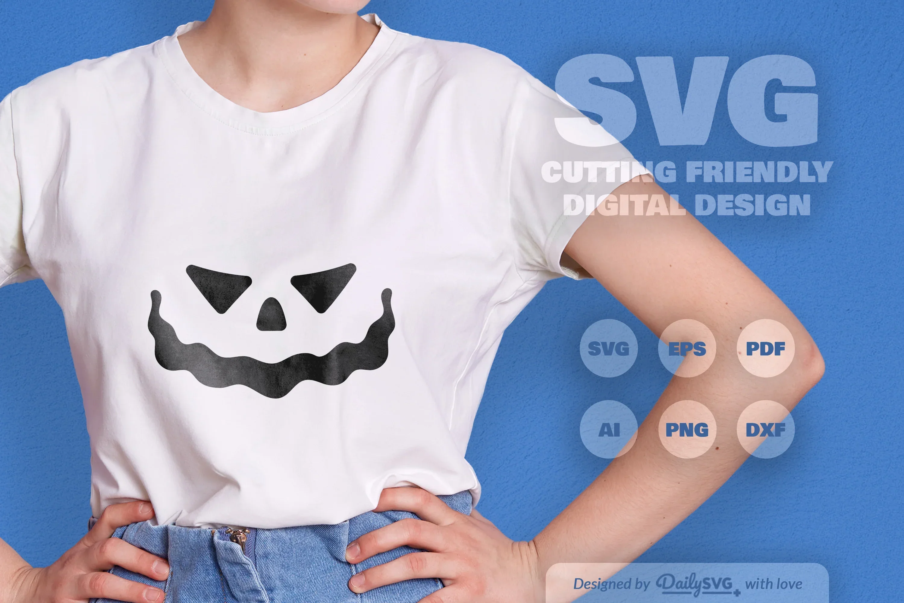 Halloween Pumpkin Face SVG Bundle - Image 2