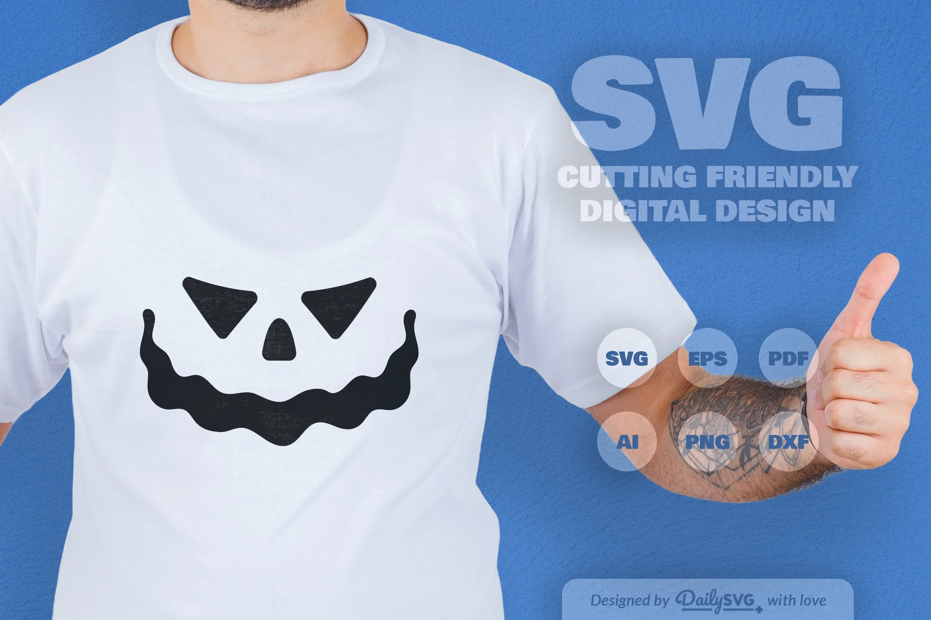 Halloween Pumpkin Face SVG Bundle - Image 3