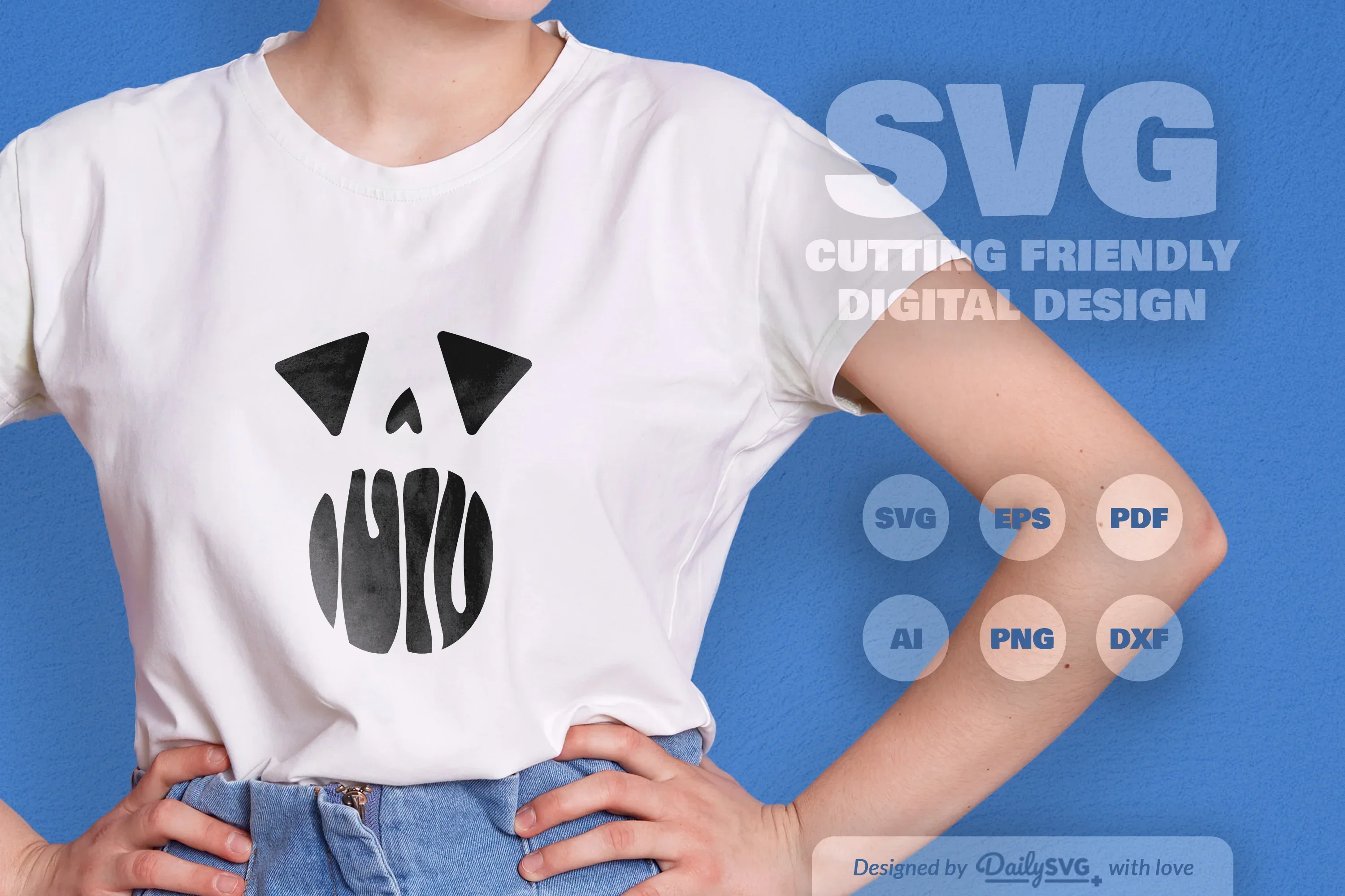 Halloween Pumpkin Face SVG Bundle - Image 2
