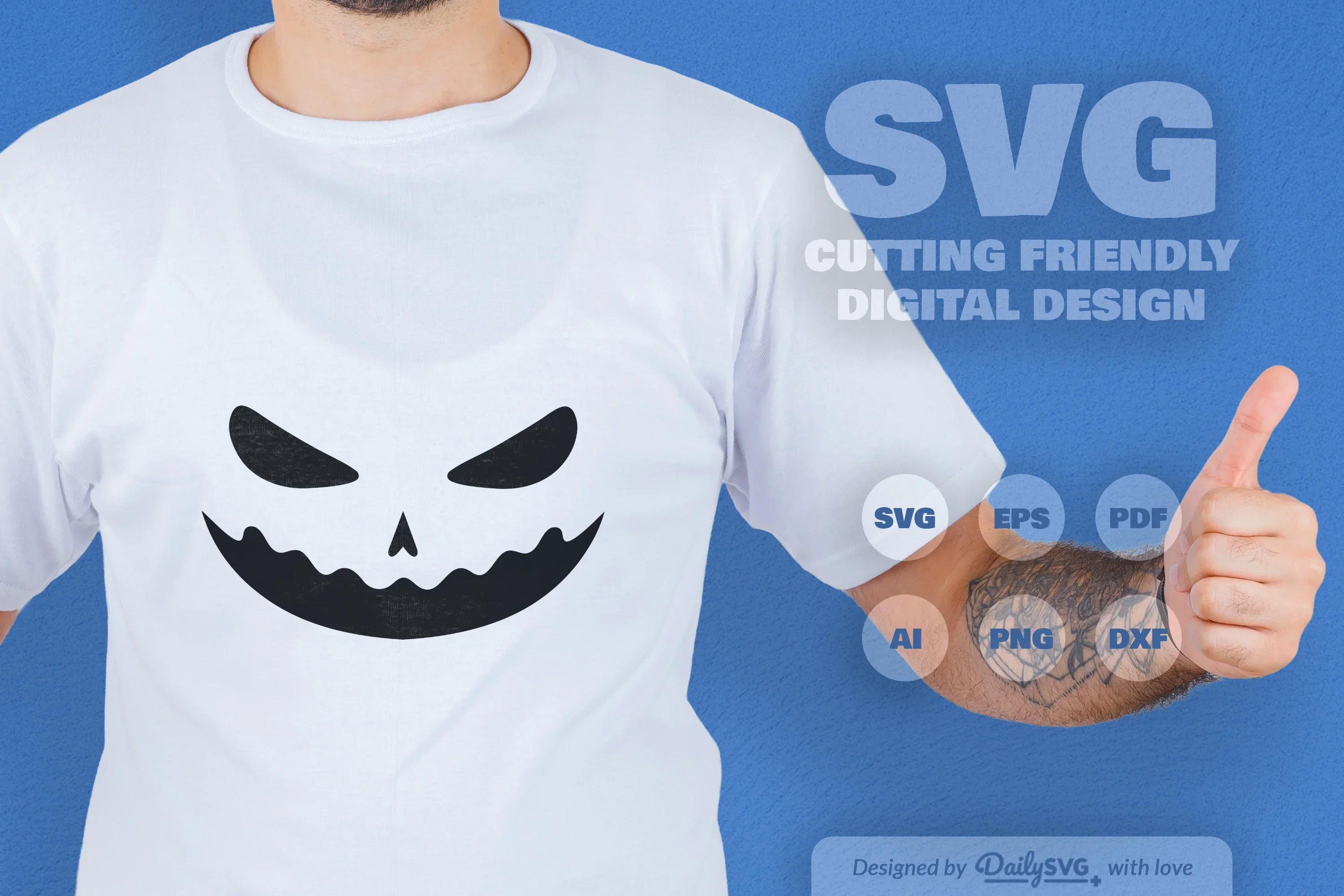 Halloween Pumpkin Face SVG Bundle - Image 3