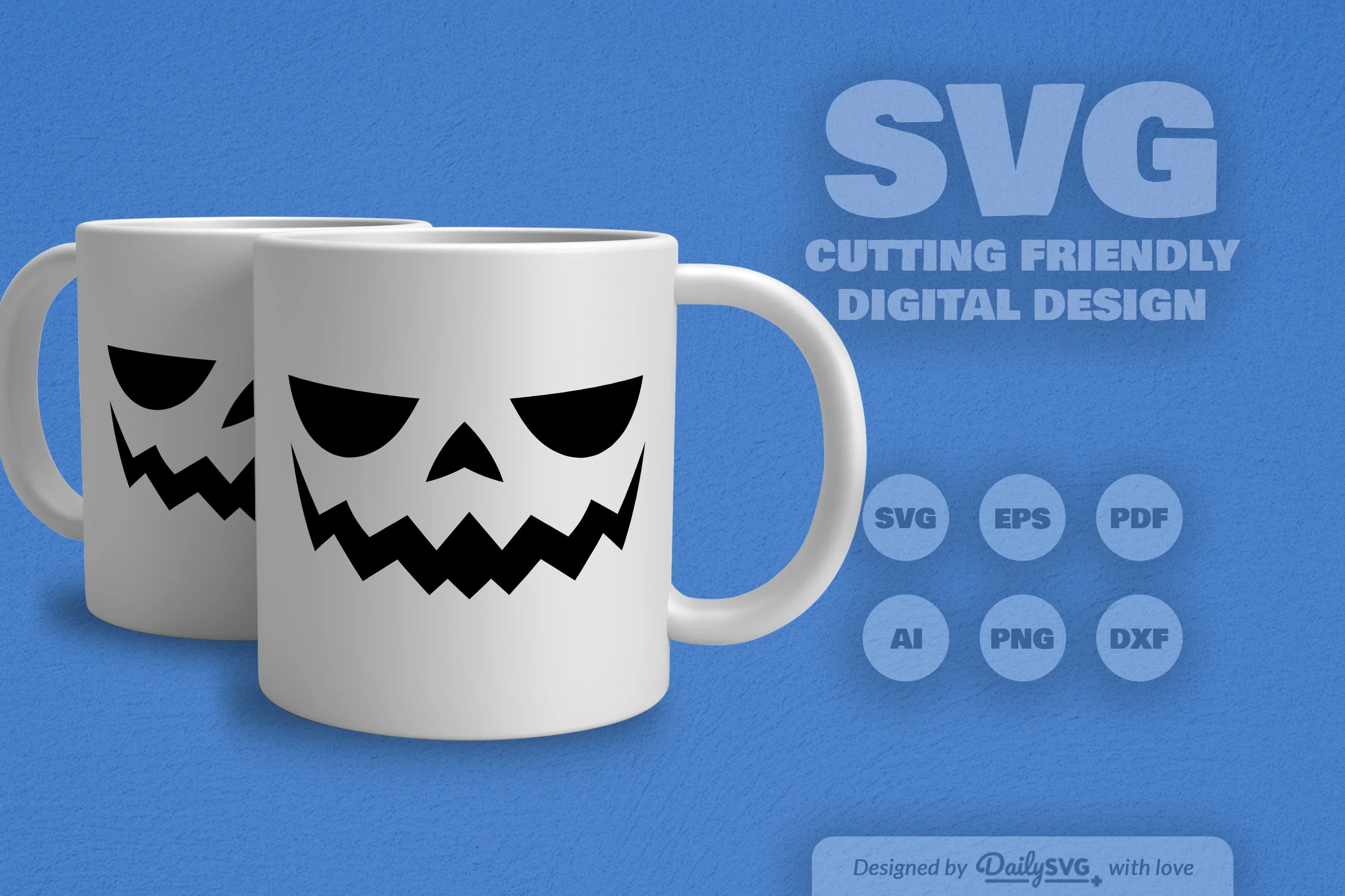 Halloween Pumpkin Face SVG Bundle - Image 5