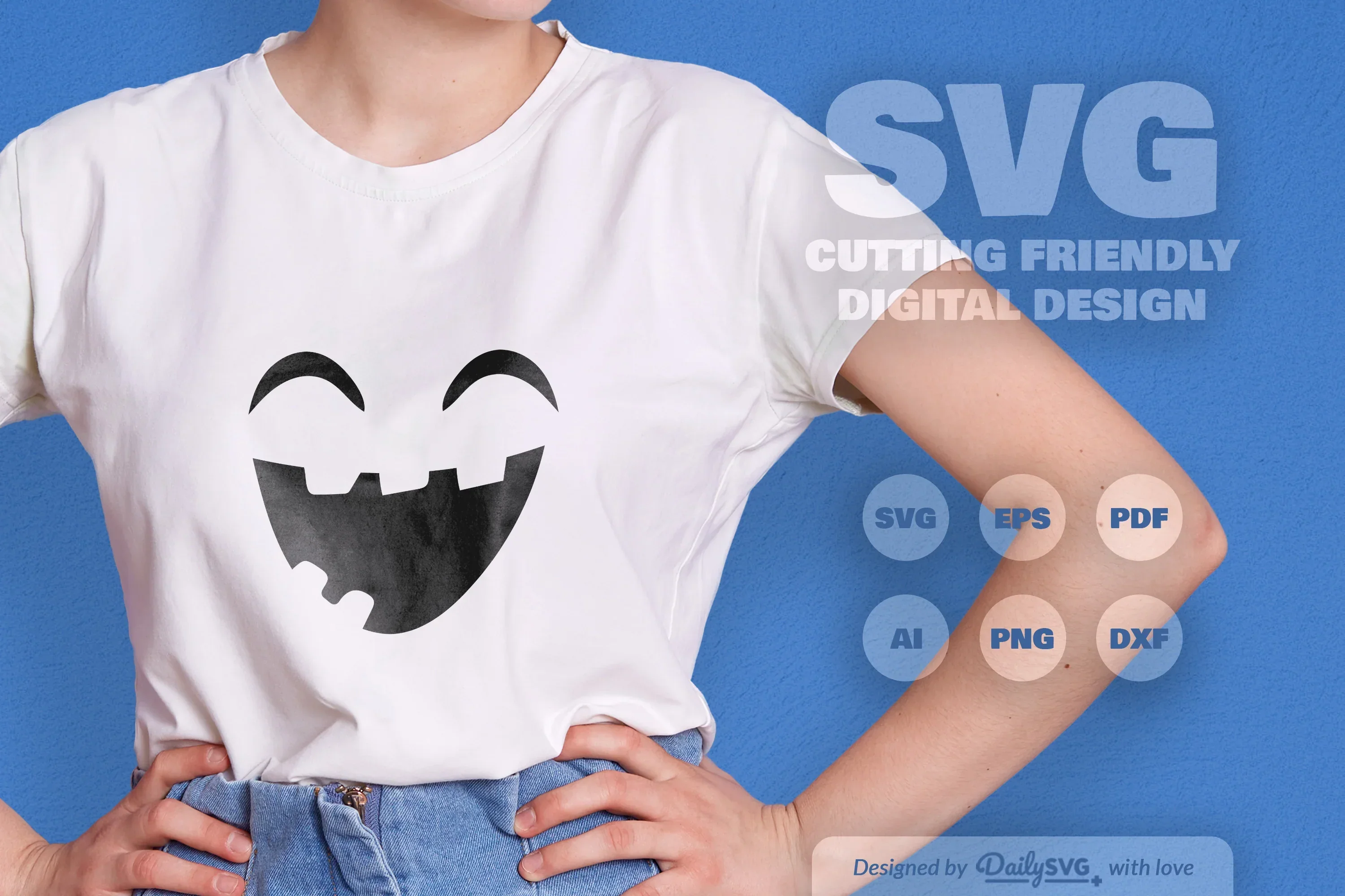 Halloween Pumpkin Face SVG Bundle - Image 2