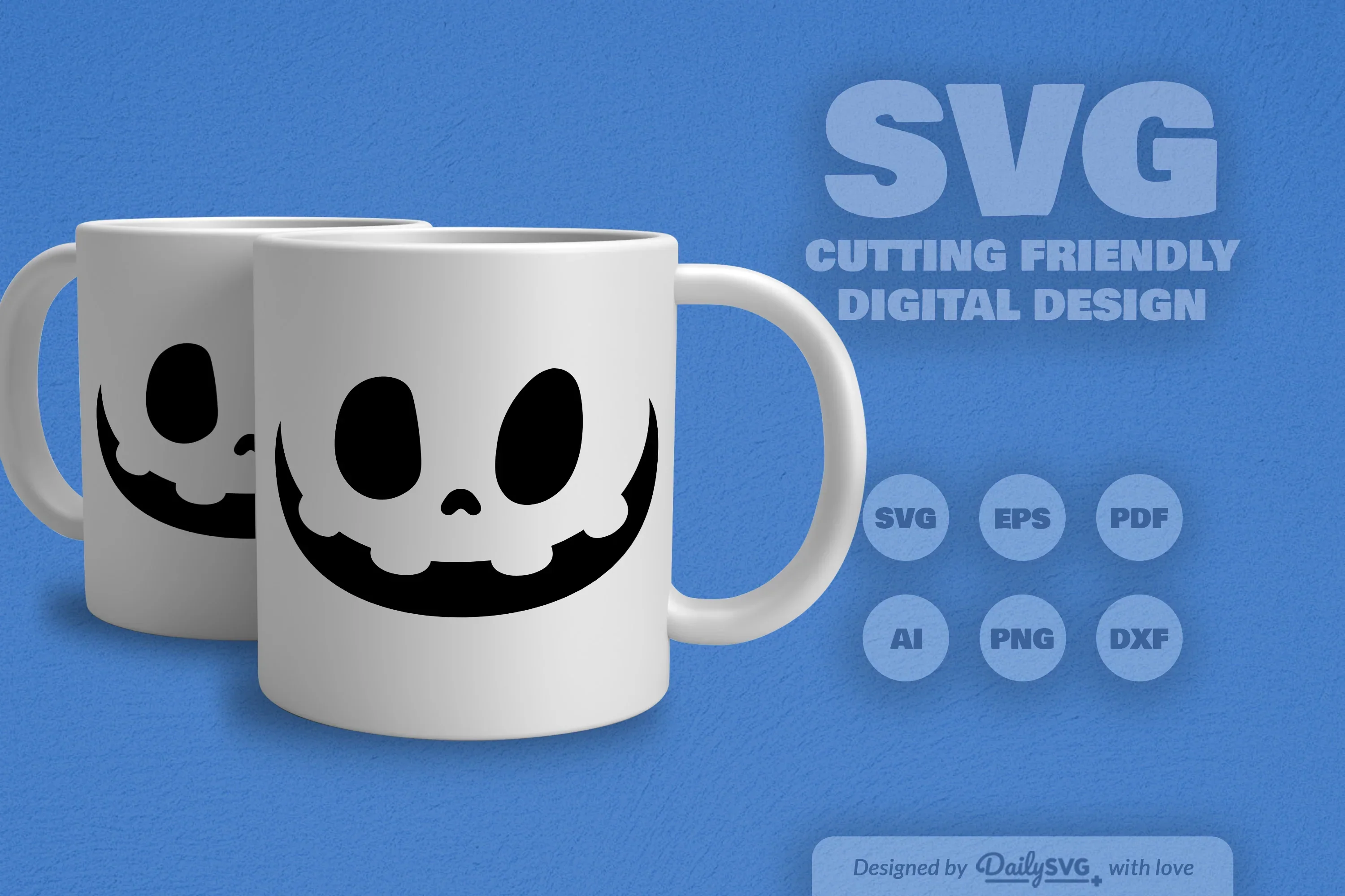Halloween Pumpkin Face SVG Bundle - Image 5