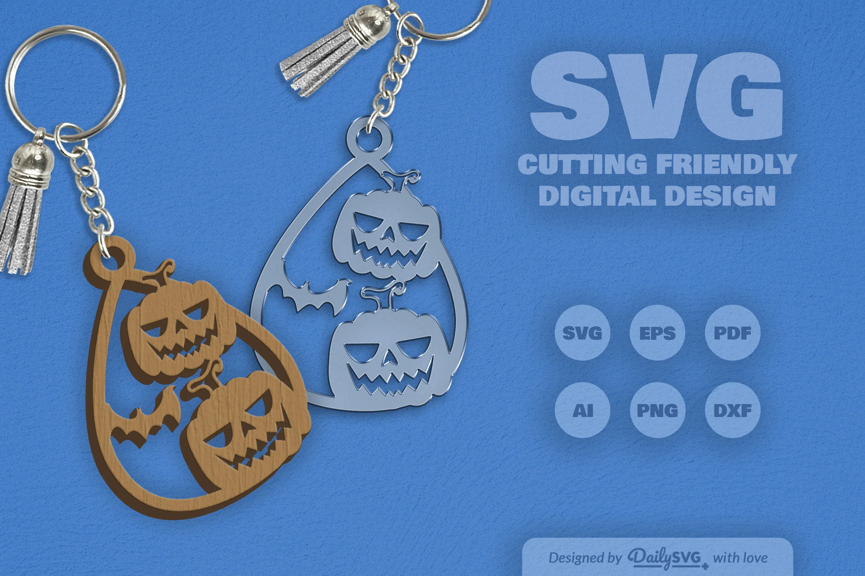 Halloween Pumpkin Tear Drop SVG Bundle - Image 2