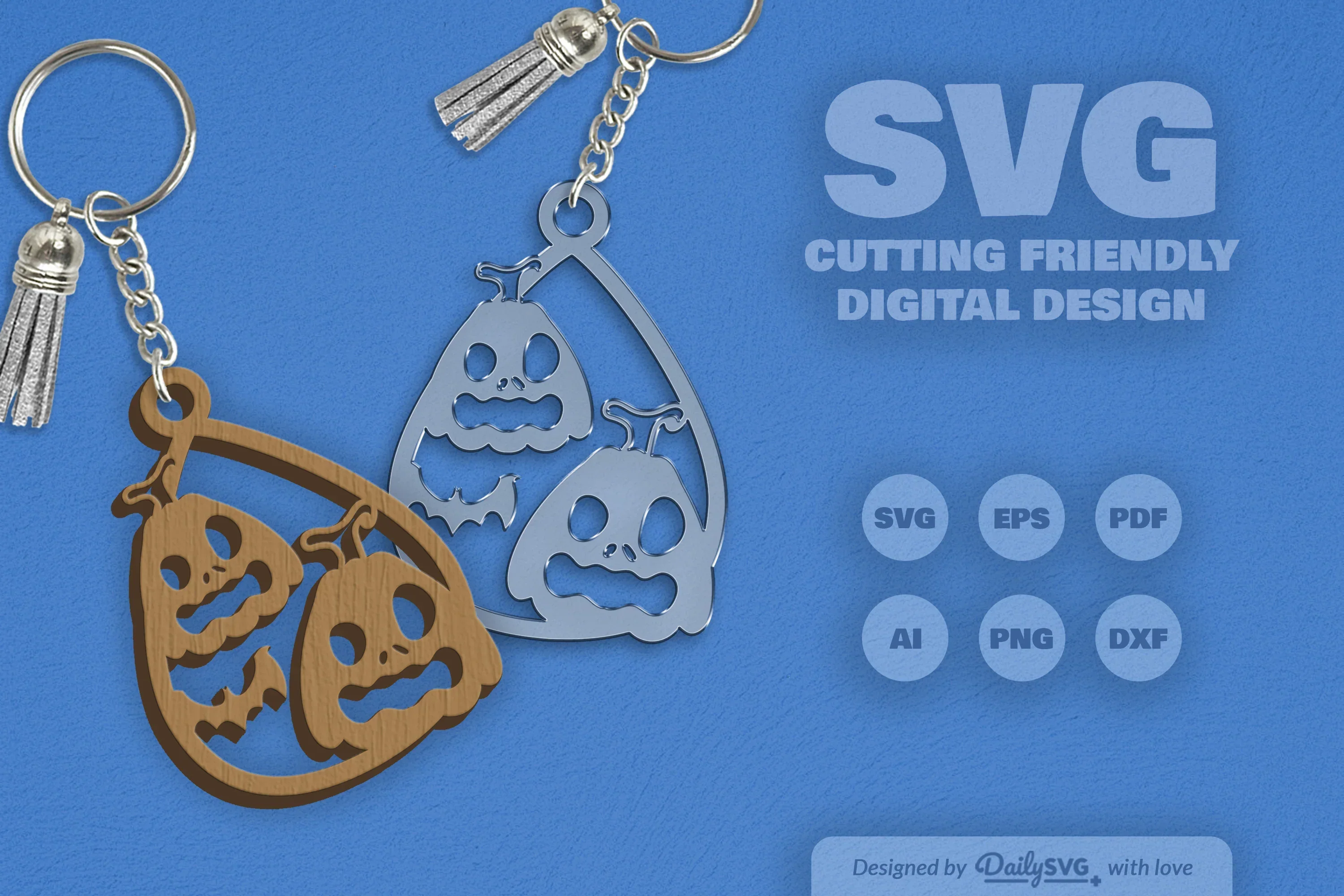 Halloween Pumpkin Teardrop SVG Bundle - Image 2