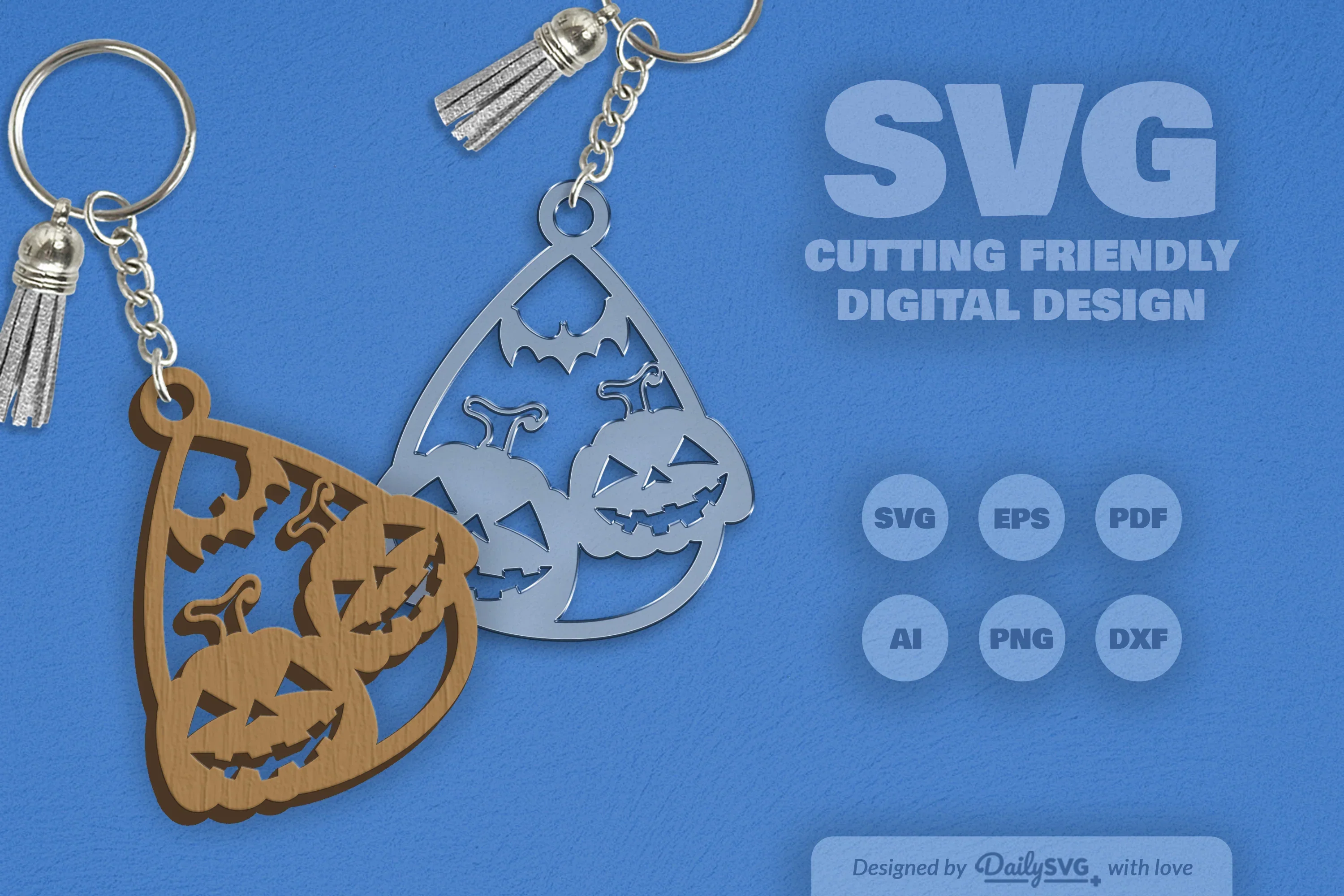 Halloween Pumpkin Teardrop SVG Bundle - Image 2
