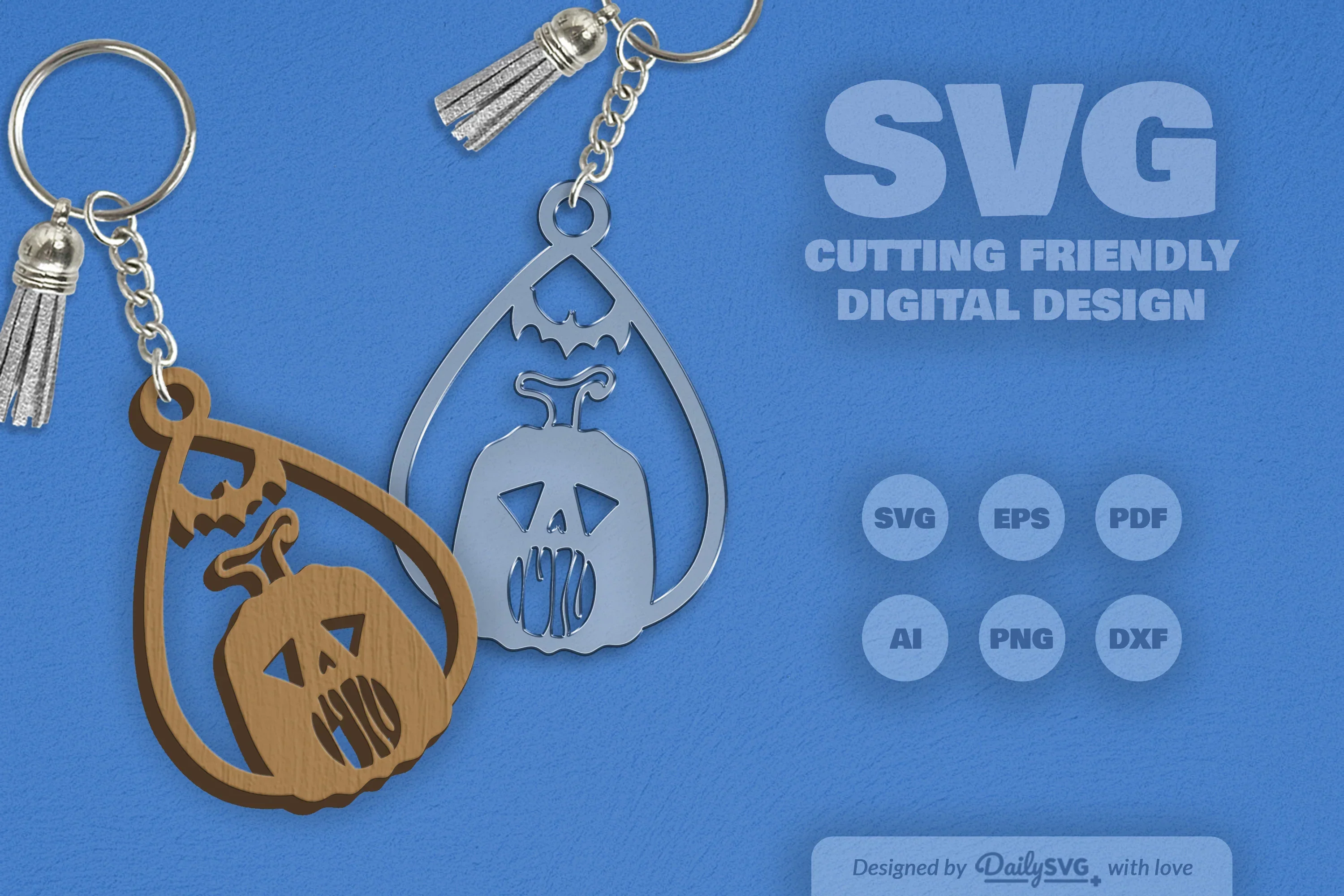 Halloween Pumpkin Teardrop SVG Bundle - Image 2