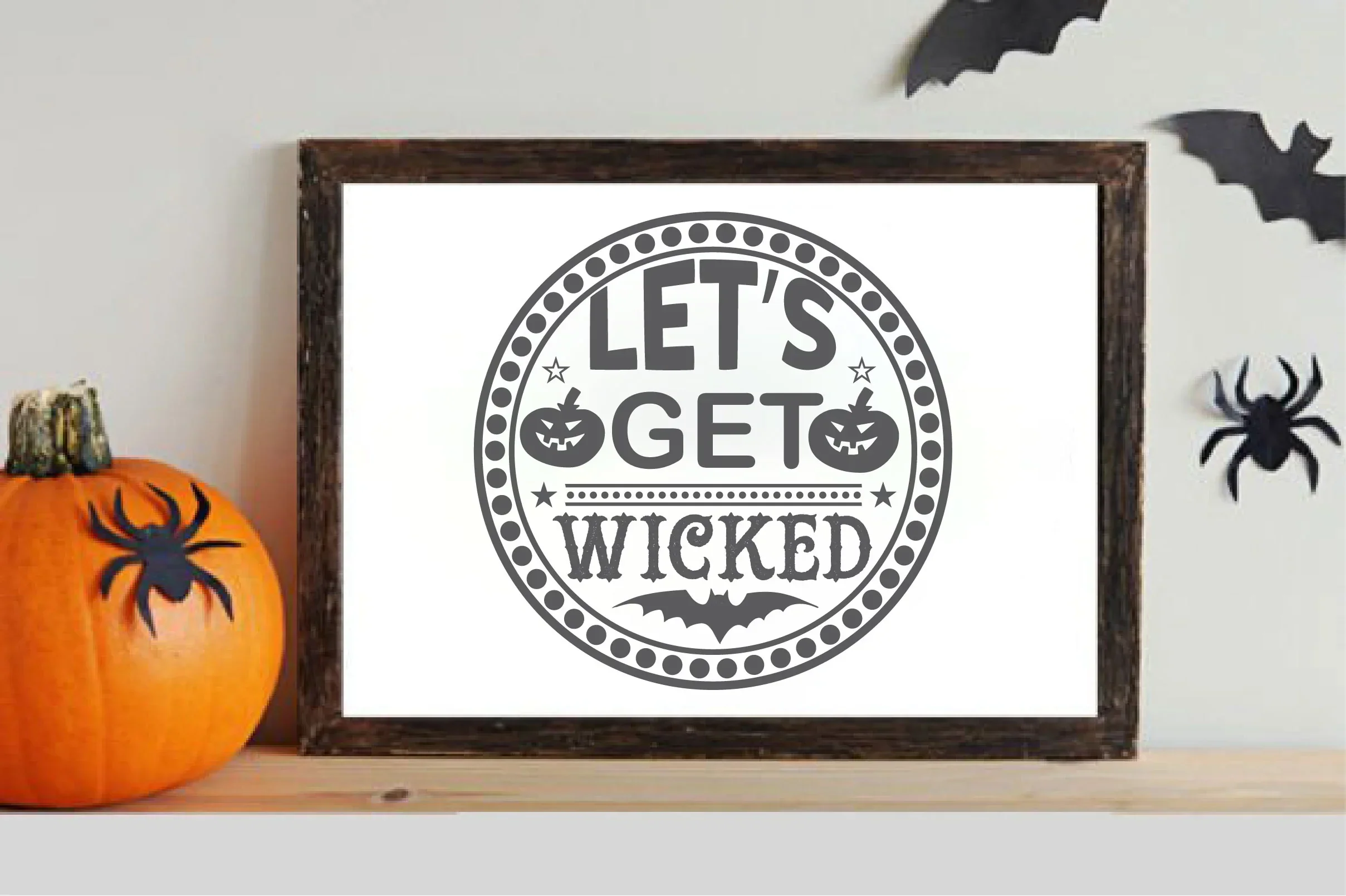 Halloween Round Sign SVG Bundle - Image 11