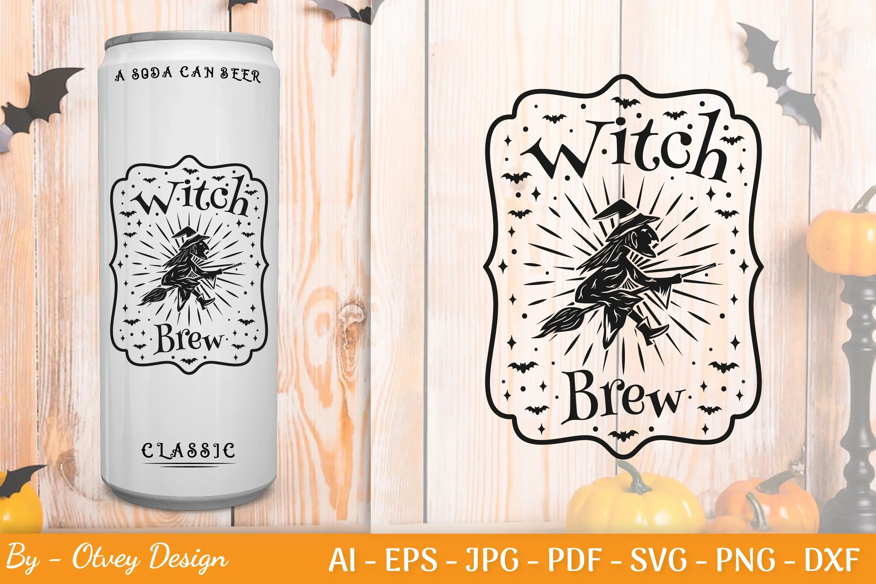Halloween Spooky Label SVG Bundle